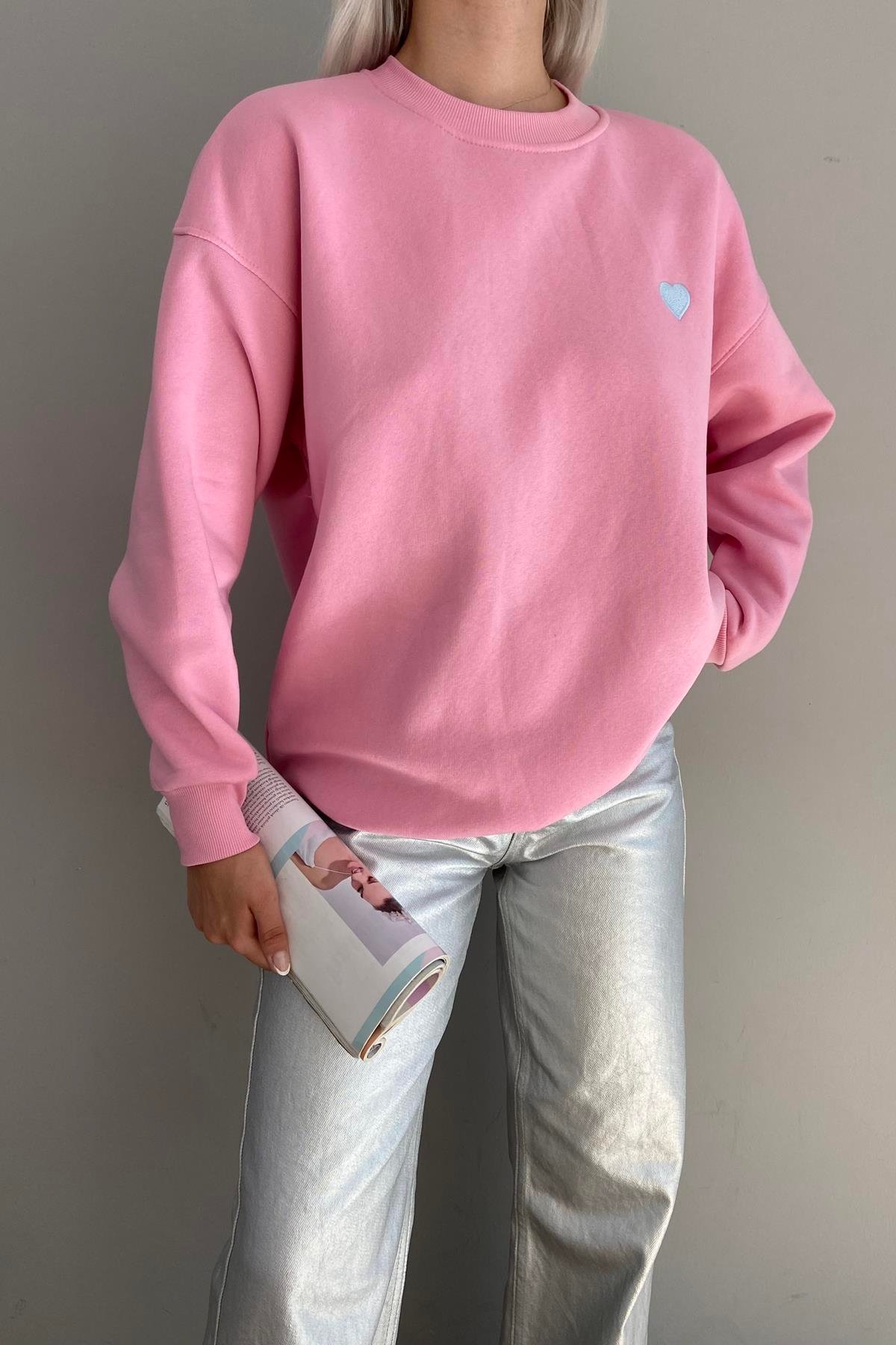KALP NAKIŞLI SWEATSHIRT