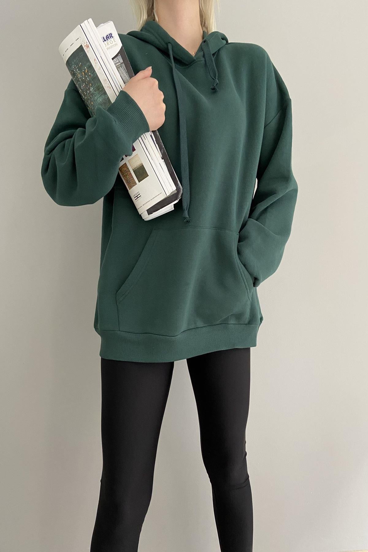 KANGURU CEPLİ KAPŞONLU SWEAT