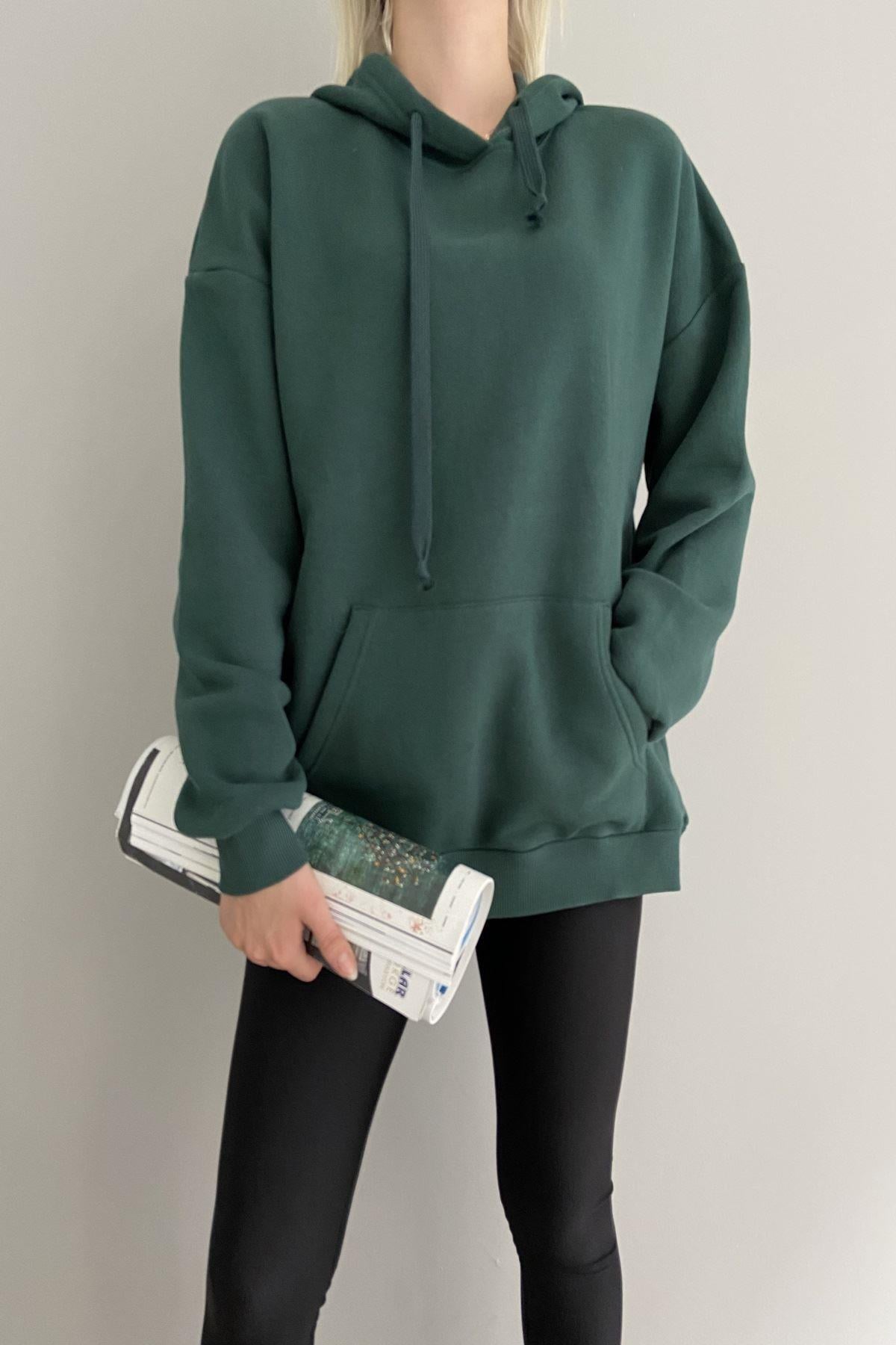 KANGURU CEPLİ KAPŞONLU SWEAT