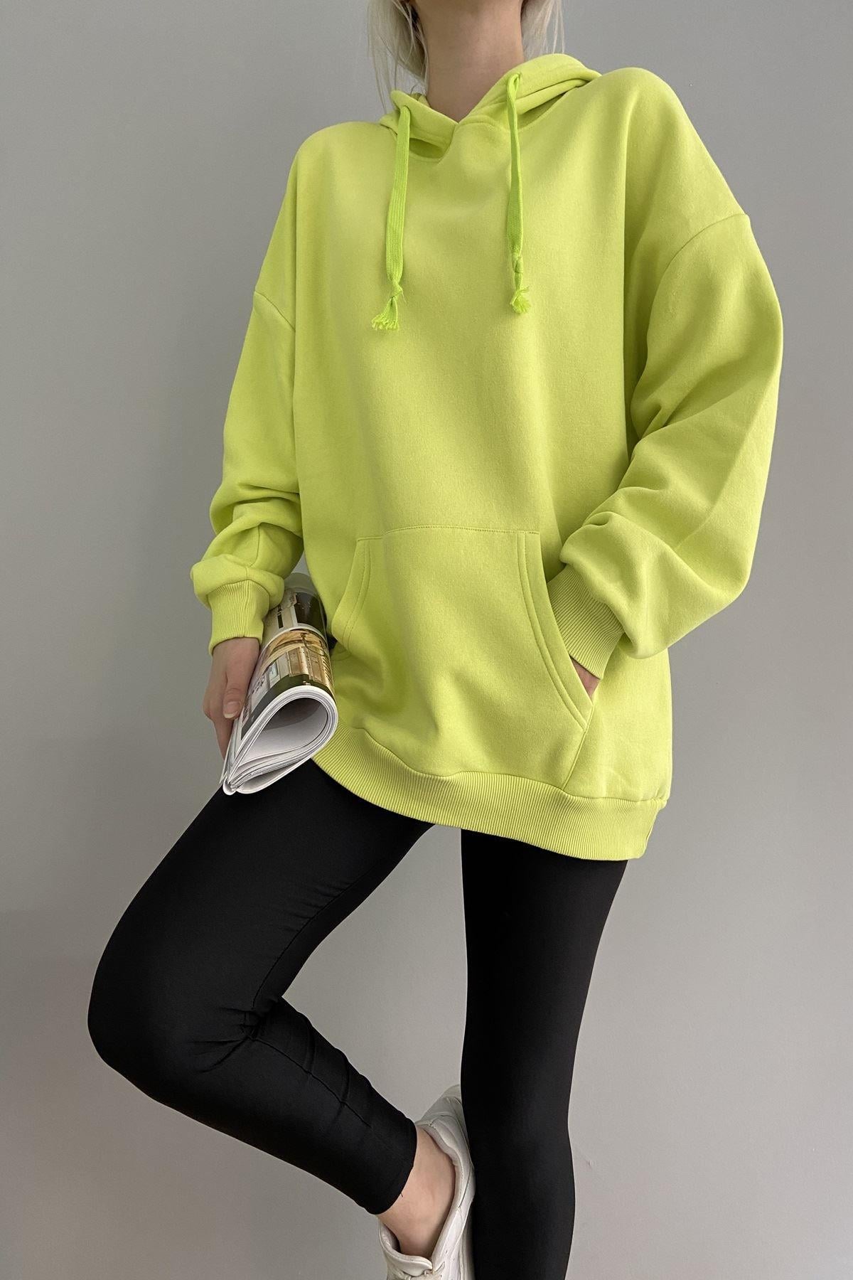 KANGURU CEPLİ KAPŞONLU SWEAT