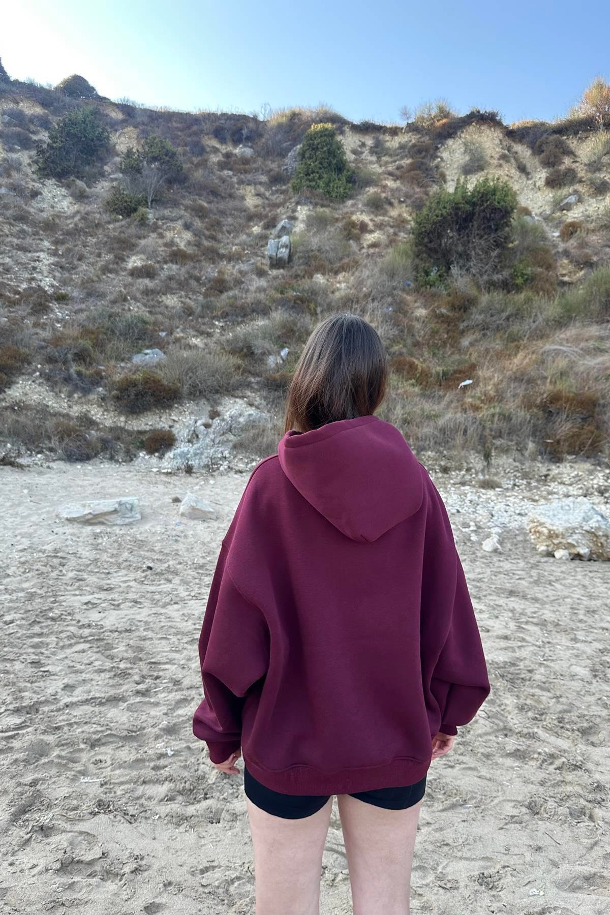 KAPŞONLU CEPLİ SWEATSHIRT