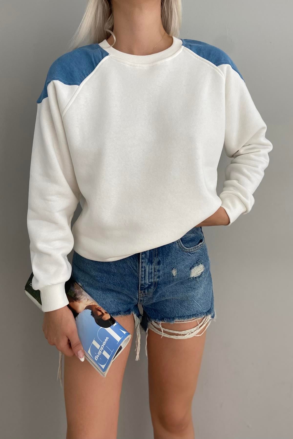 KOT GARNİLİ SWEATSHIRT