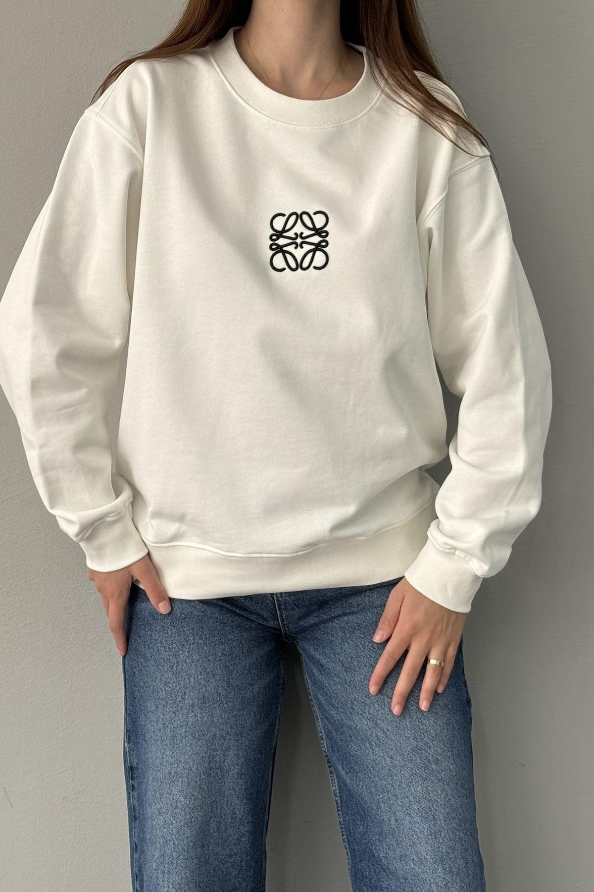 LOEWE NAKIŞLI SWEATSHIRT