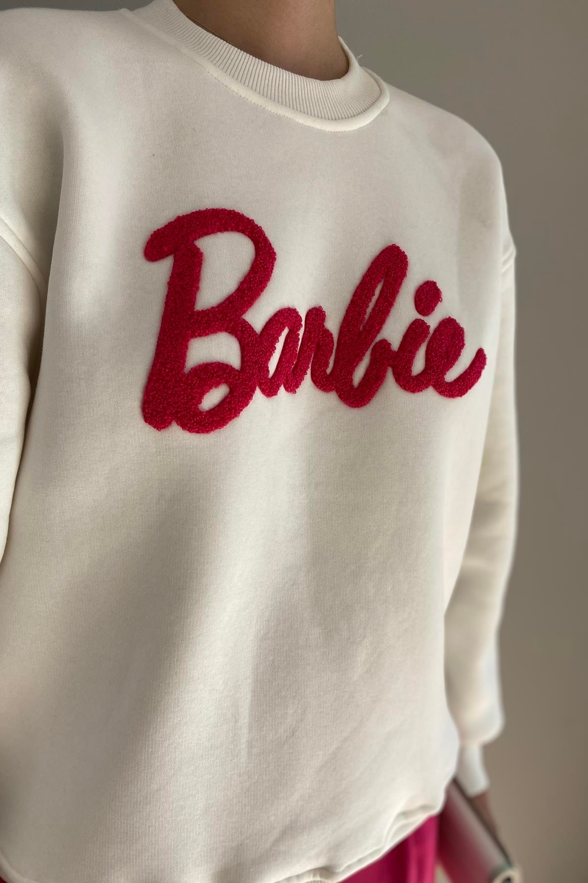 NAKIŞ DETAY SWEATSHIRT