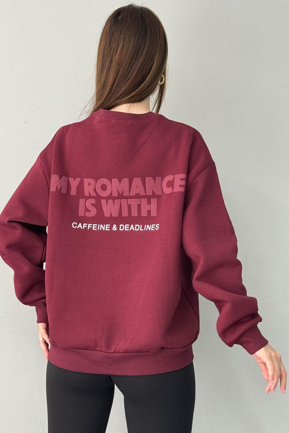 NAKIŞ DETAY SWEATSHIRT