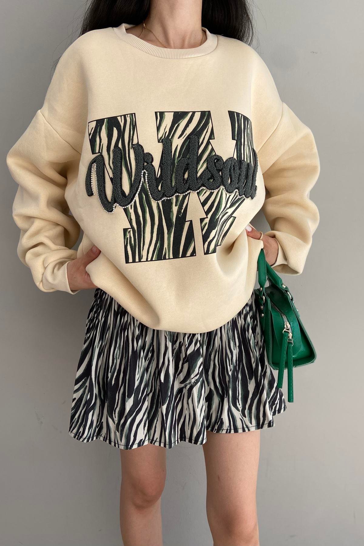 NAKIŞ DETAYLI SWEATŞHIRT
