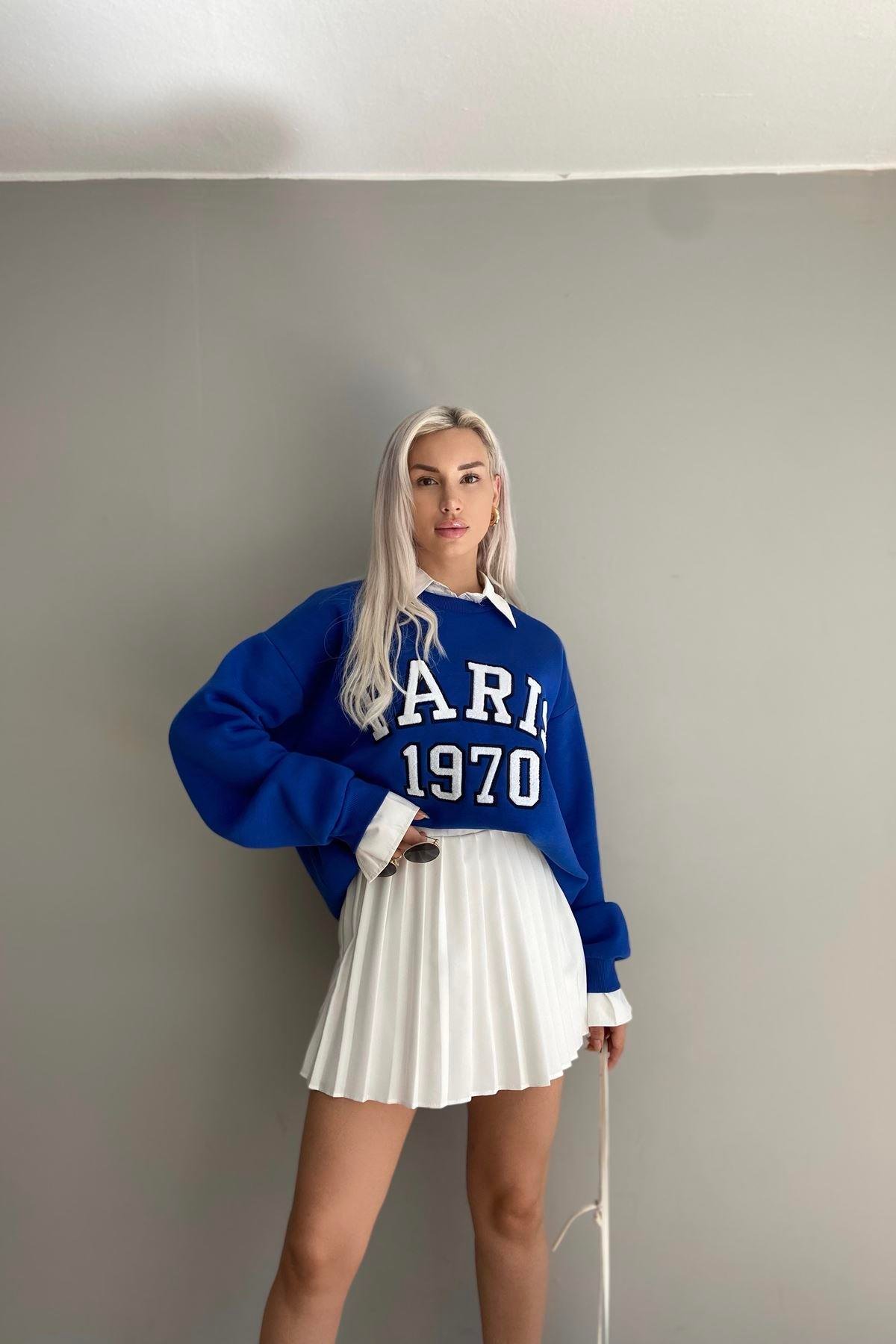 NAKIŞ DETAYLI SWEATSHIRT