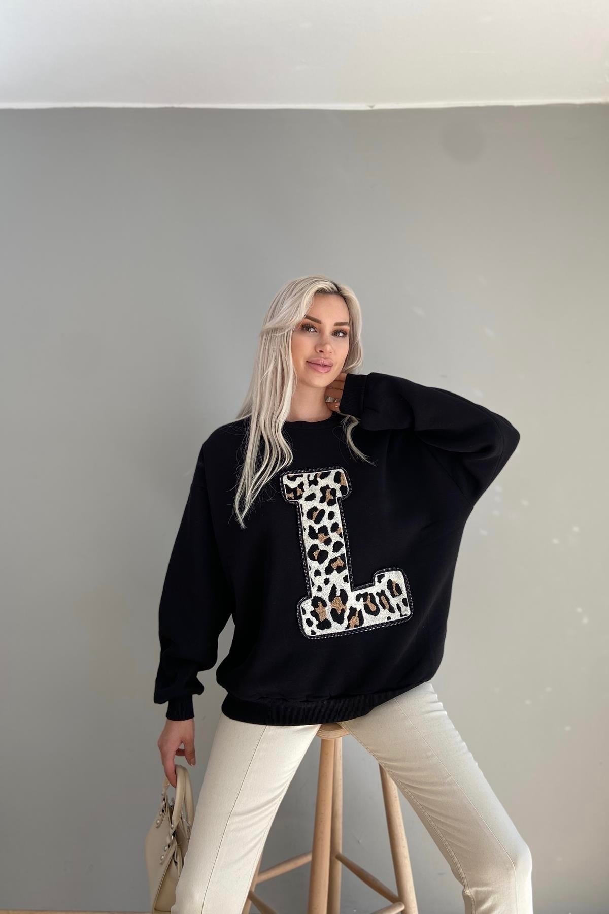 NAKIŞ DETAYLI SWEATSHIRT