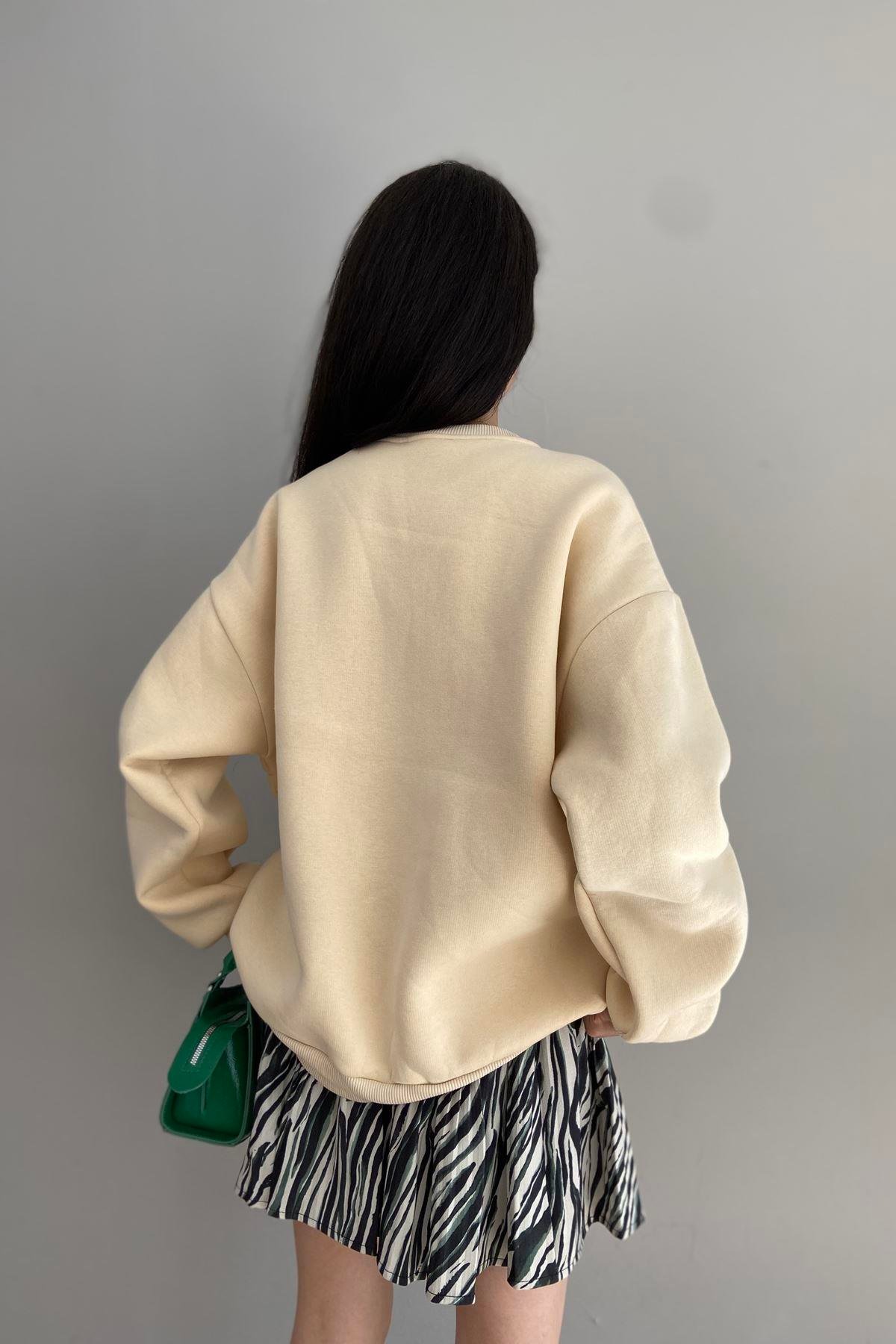 NAKIŞ DETAYLI SWEATŞHIRT