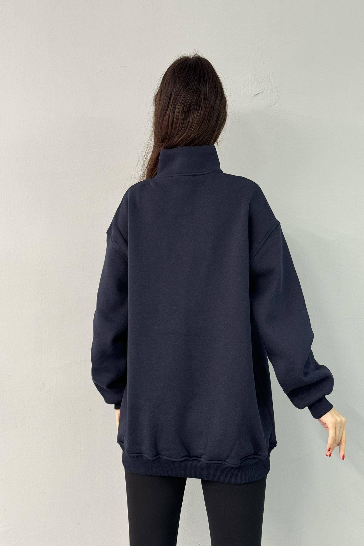 NYC NAKIŞ DETAY SWEATSHIRT