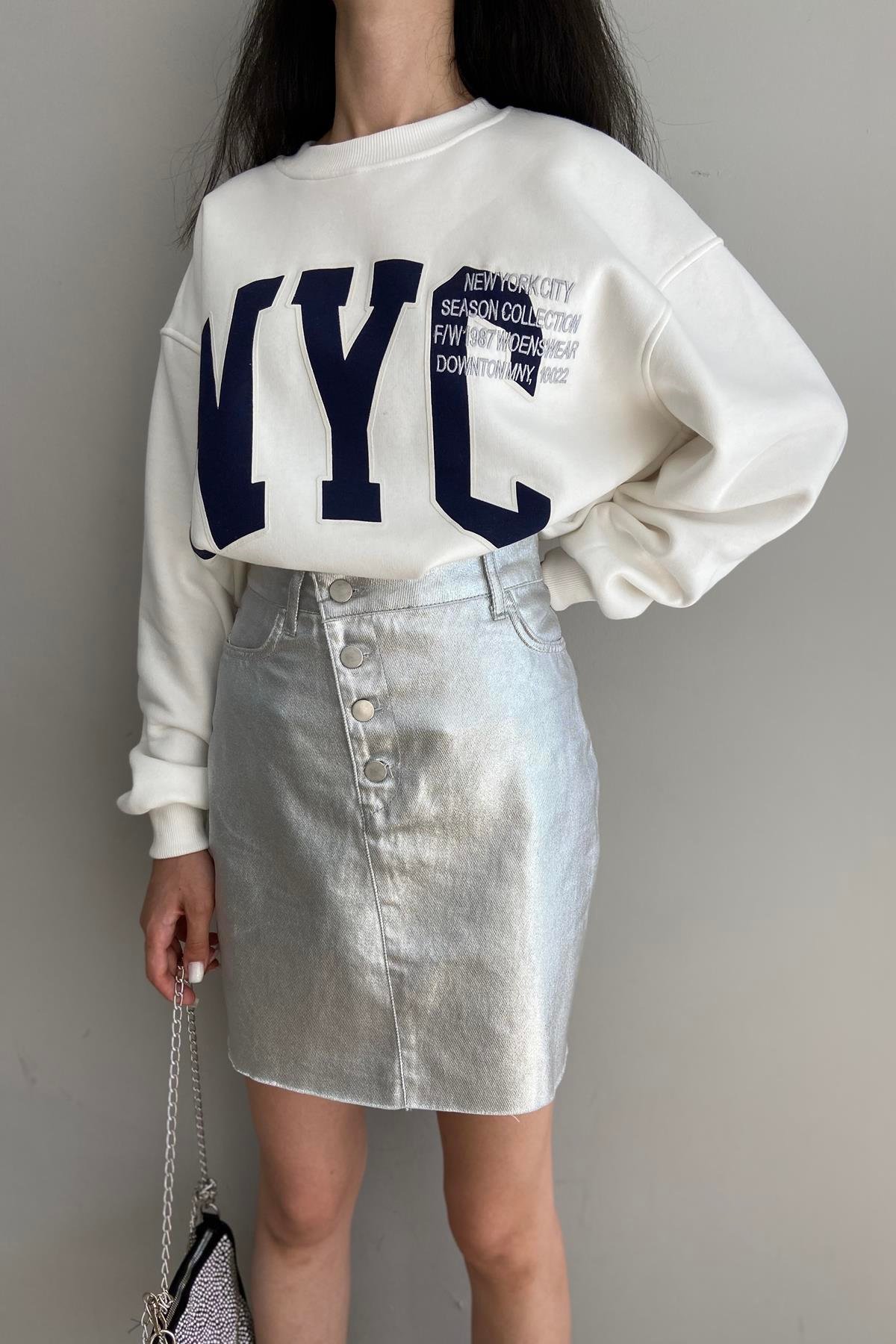 NYC NAKIŞLI SWEATSHIRT