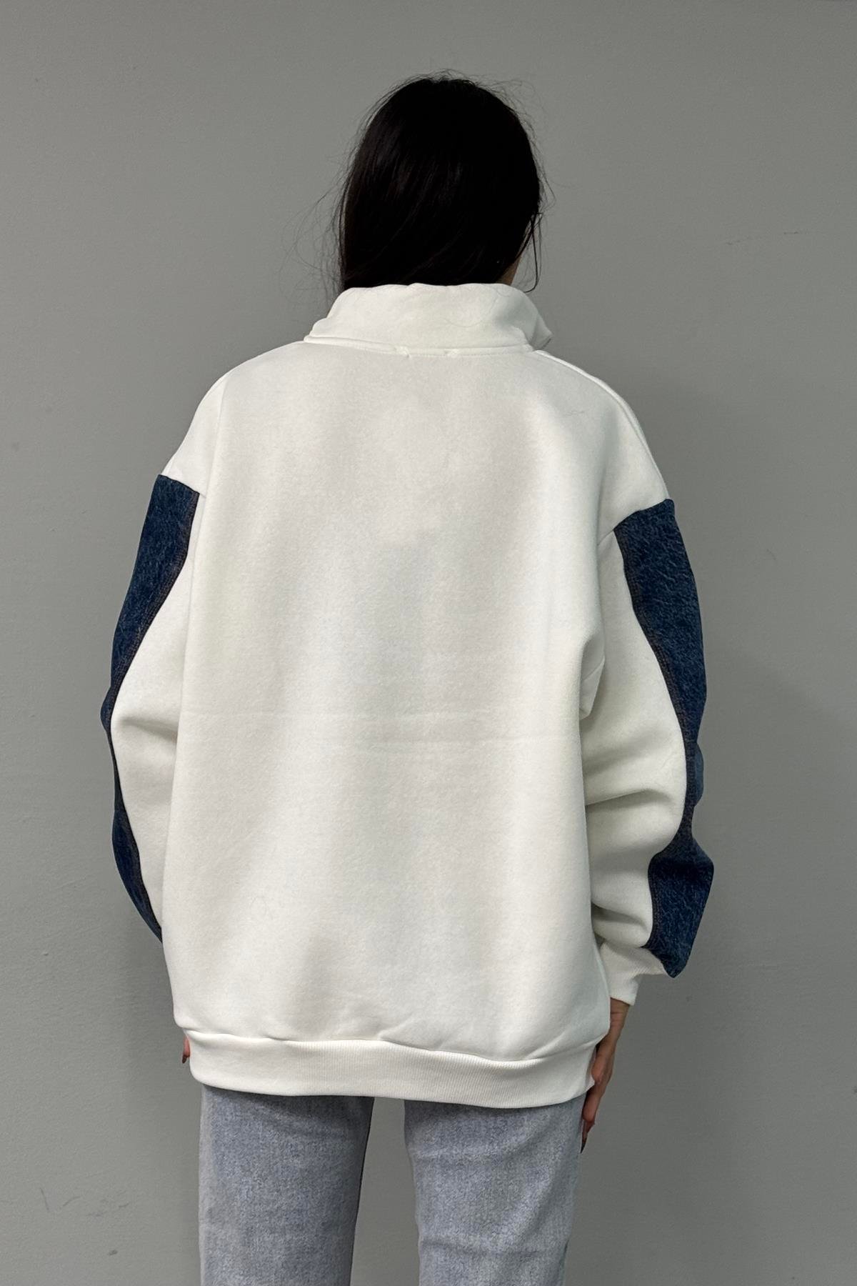 PARİS NAKIŞ DETAYLI SWEATSHIRT