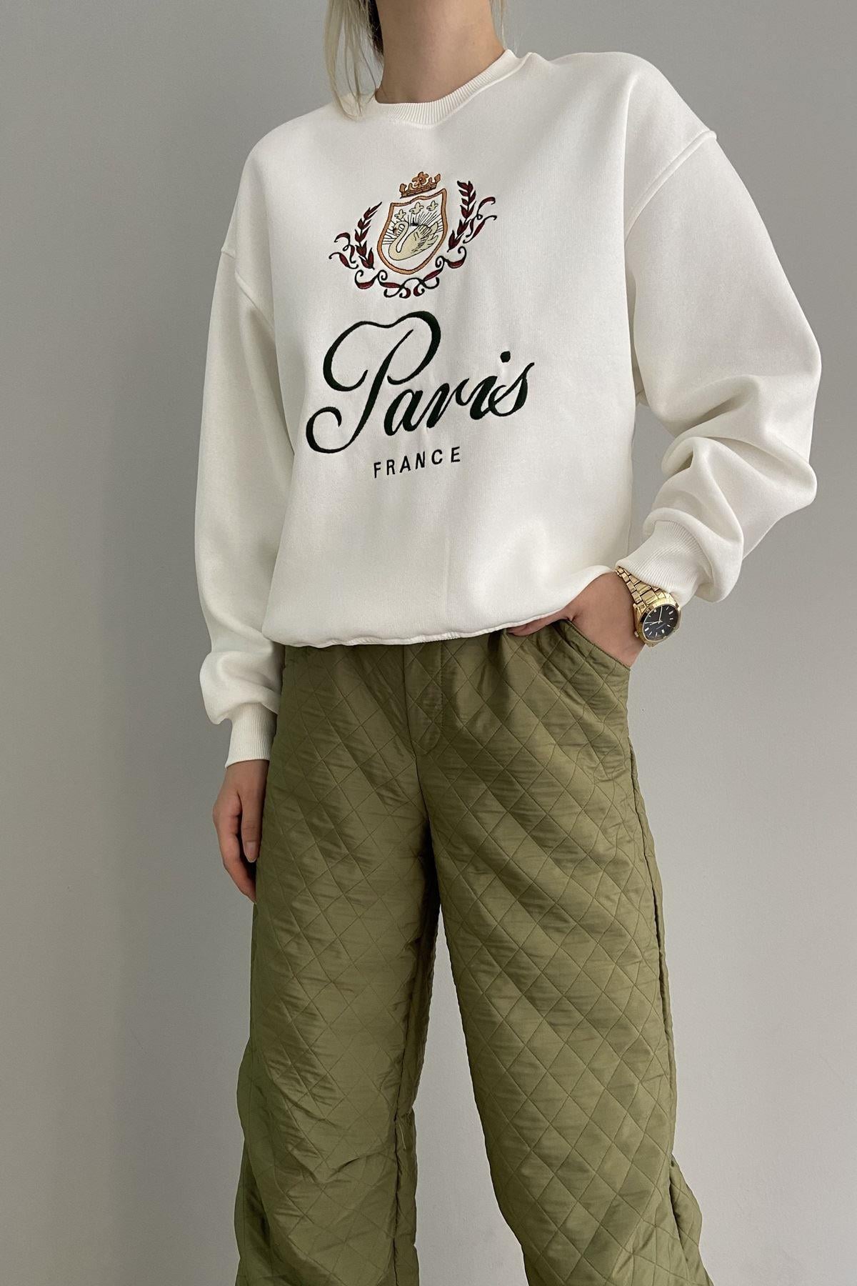 PARİS NAKIŞLI SWEAT