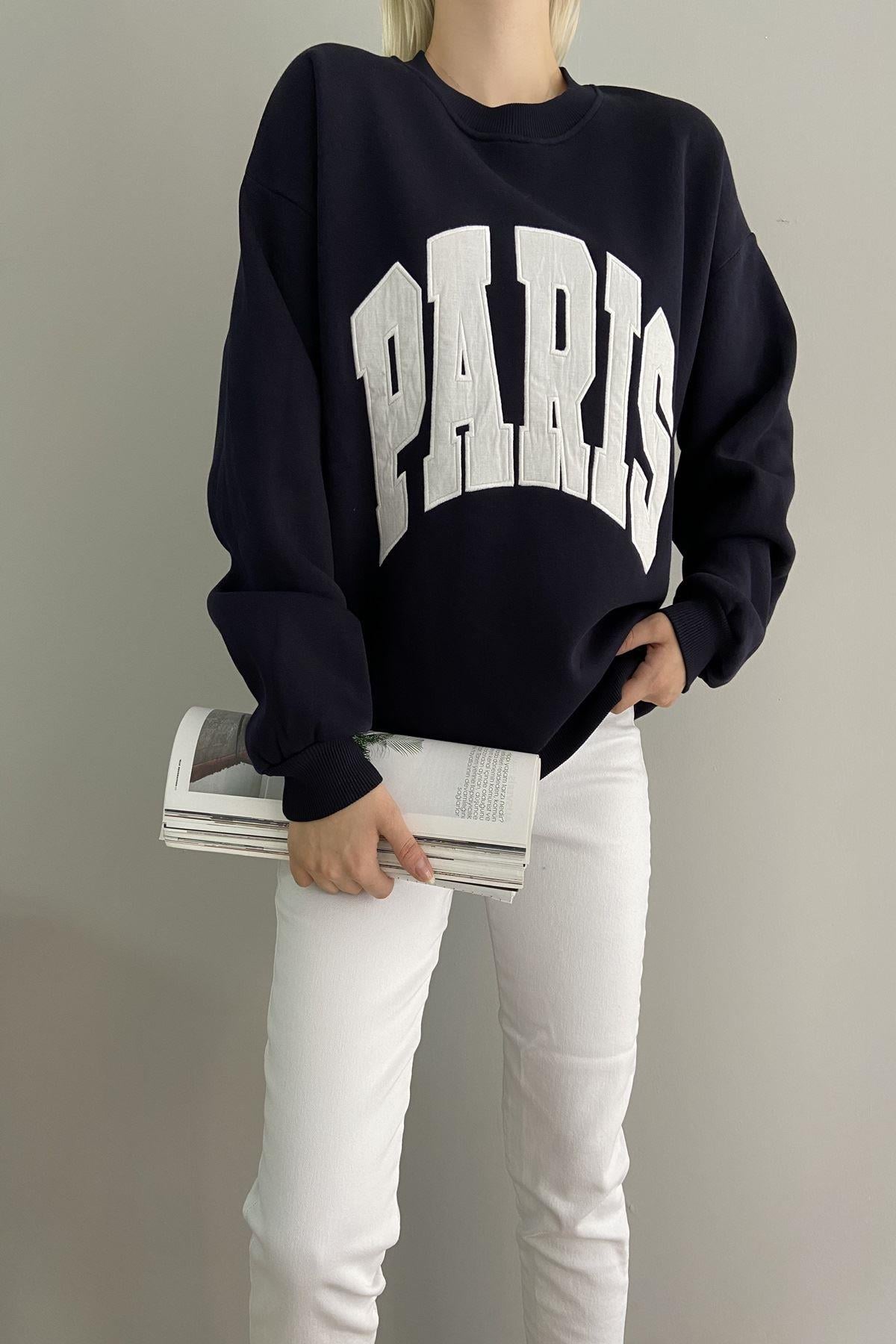 PARİS NAKIŞLI SWEAT