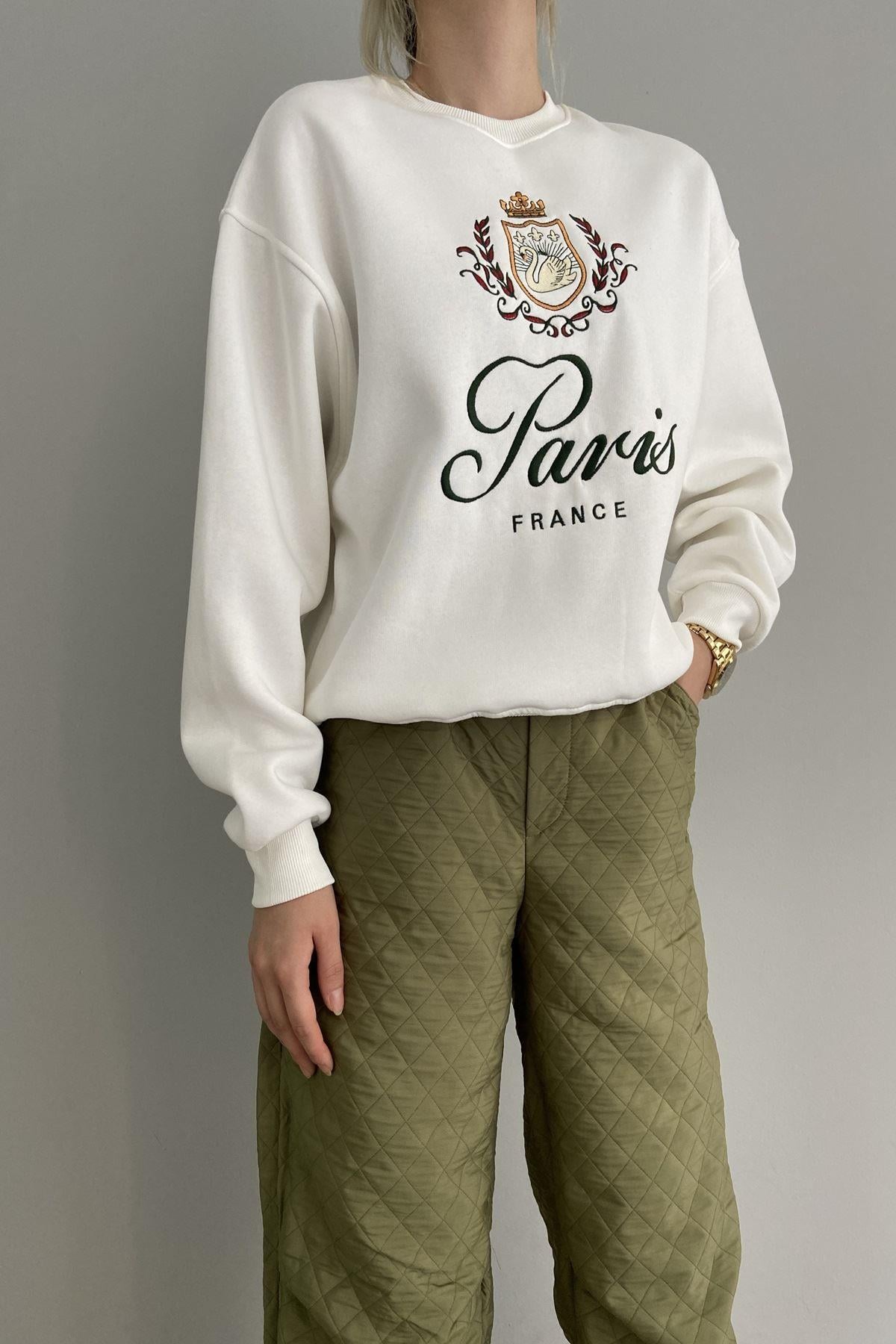 PARİS NAKIŞLI SWEAT