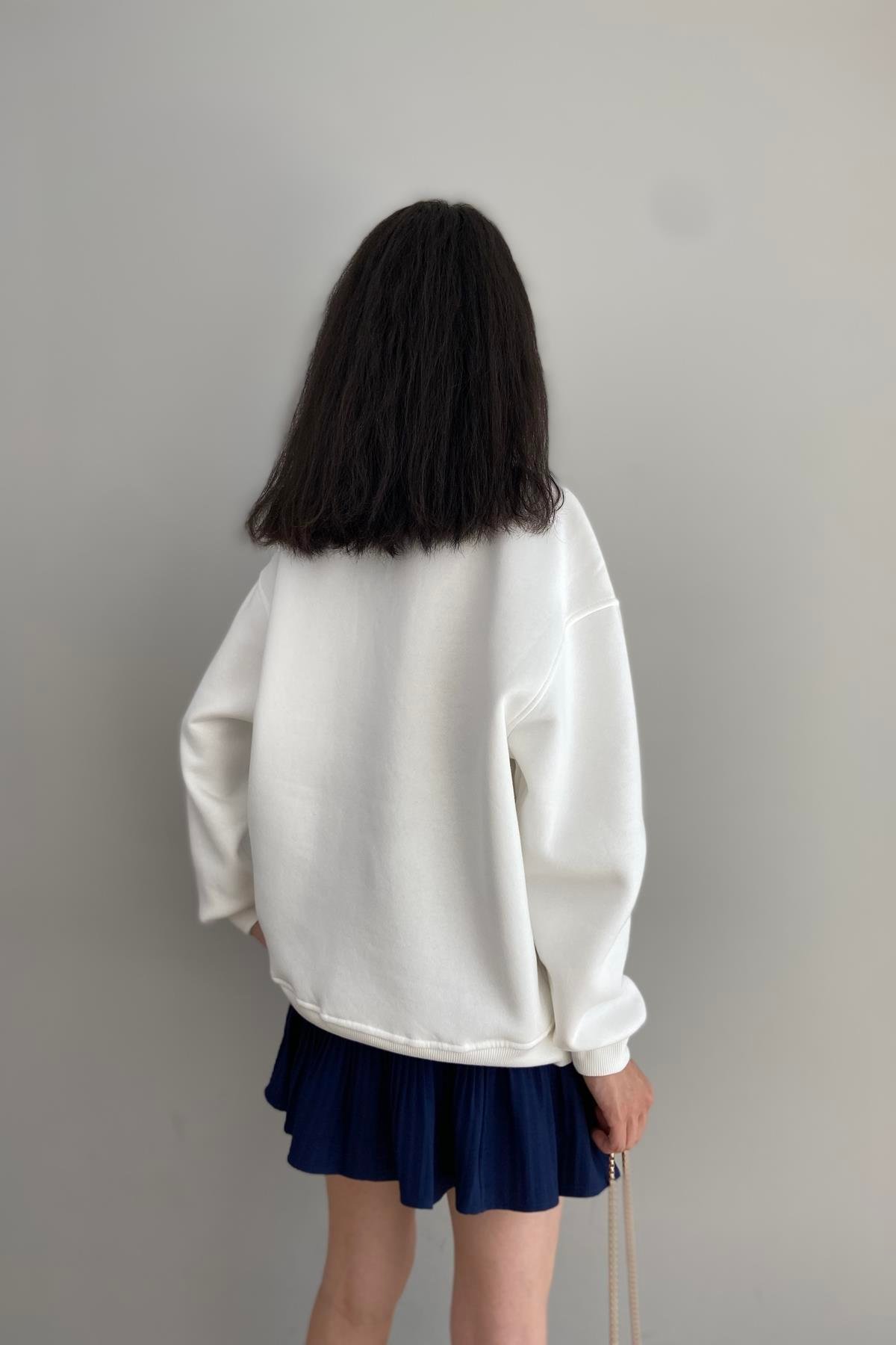PARİS NAKIŞLI SWEATSHIRT