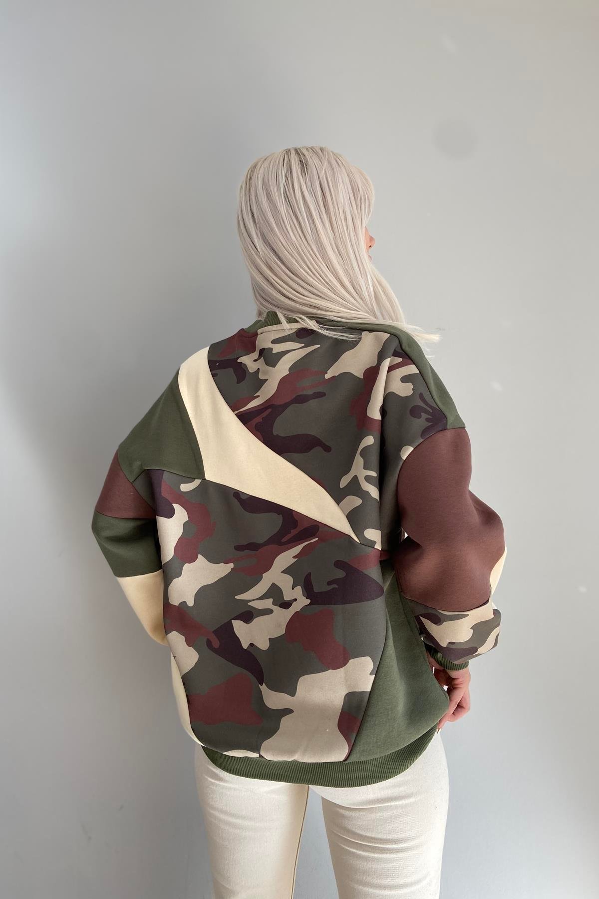 PATCHWORK BASKILI SWEATSHIRT