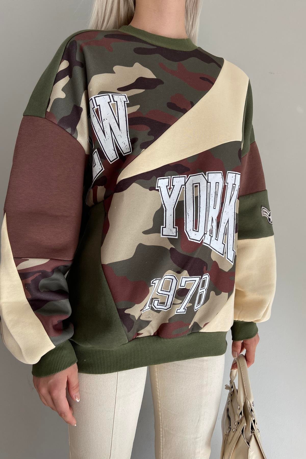 PATCHWORK BASKILI SWEATSHIRT