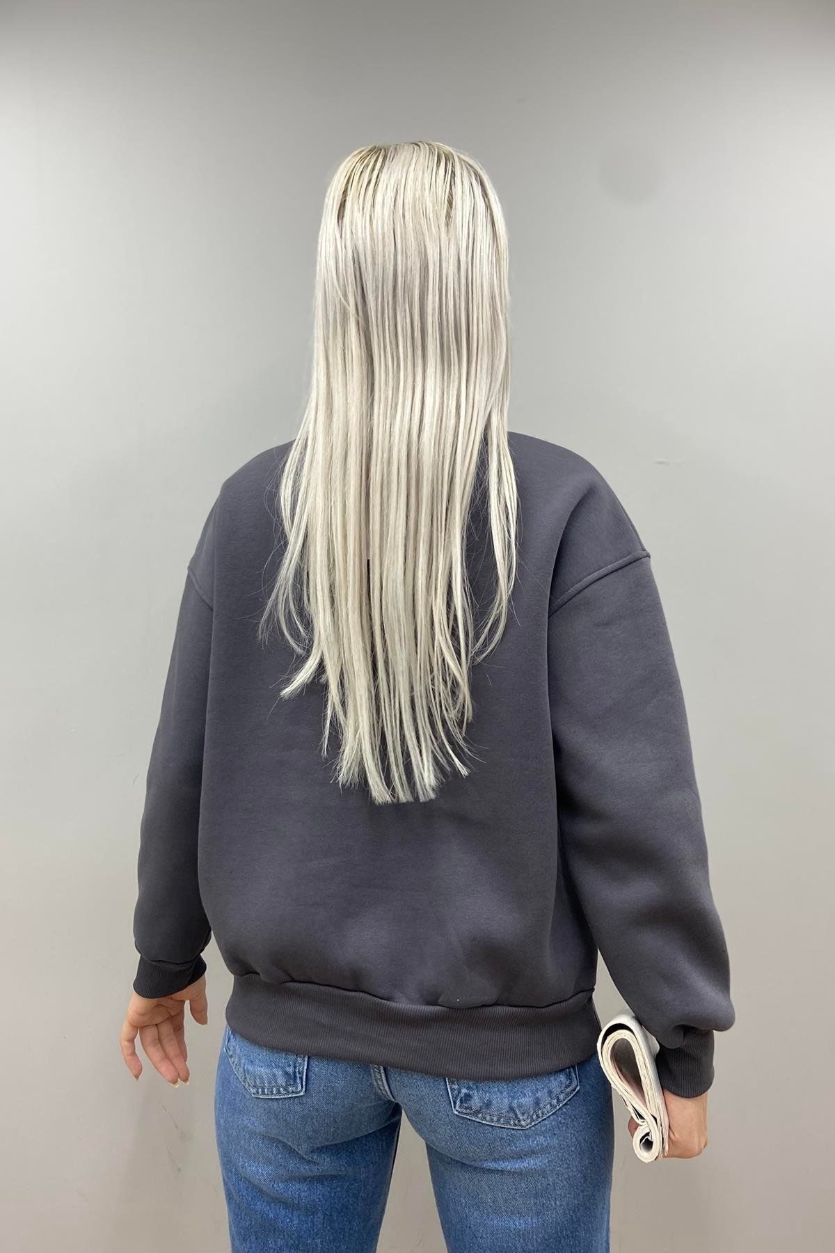 R NAKIŞ DETAY SWEATSHIRT