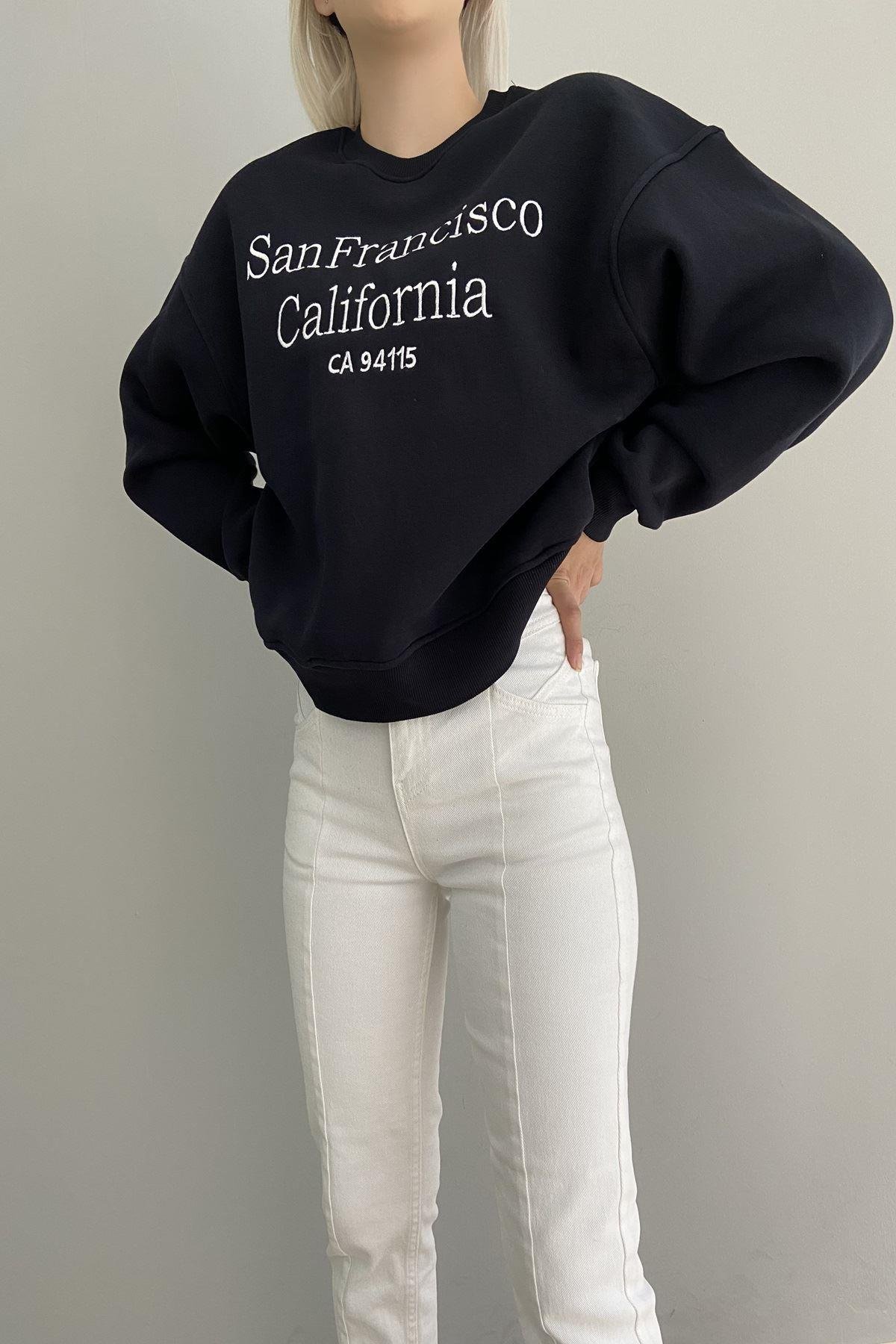 SANFRANCISCO NAKIŞLI SWEAT