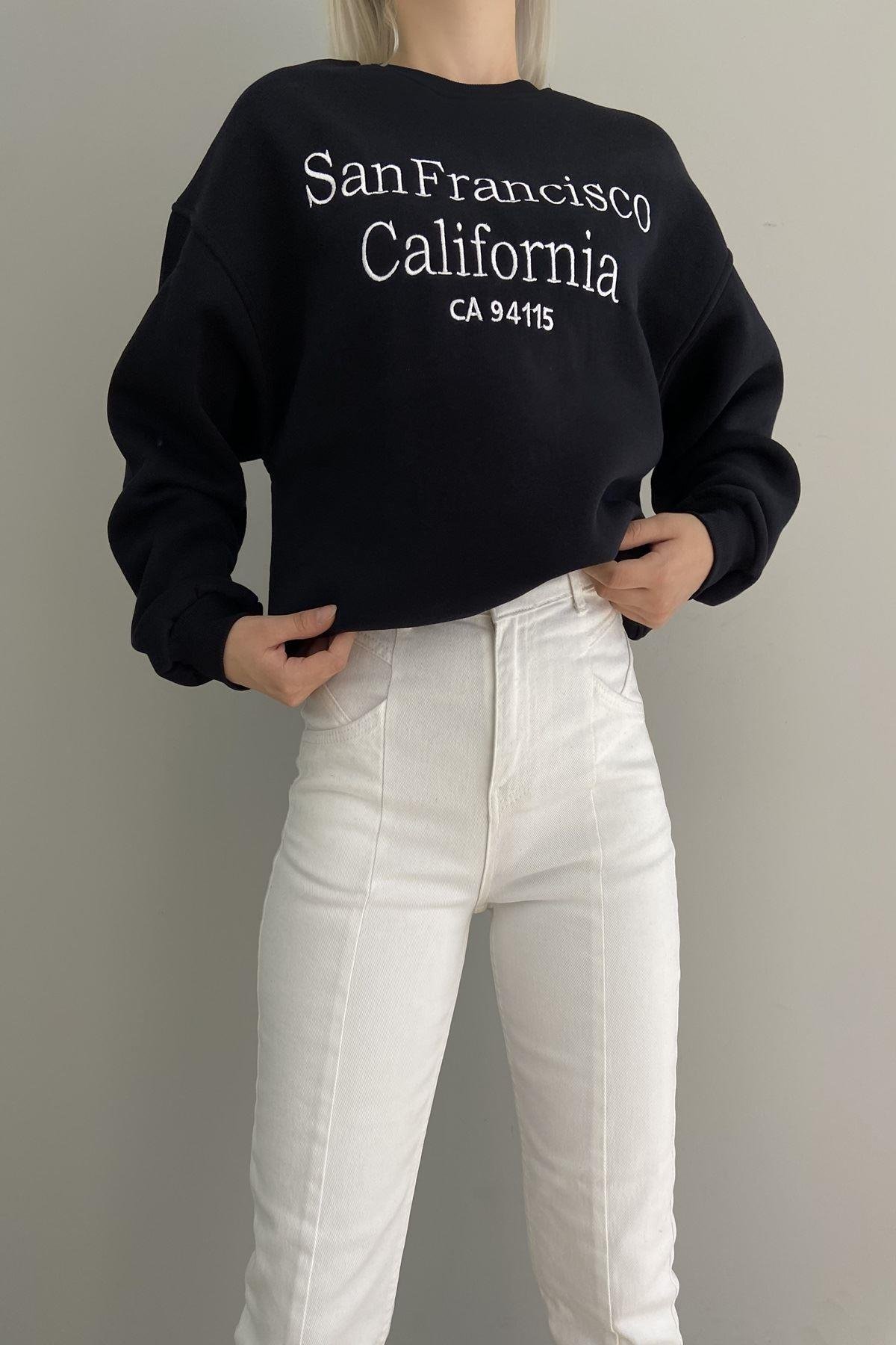 SANFRANCISCO NAKIŞLI SWEAT