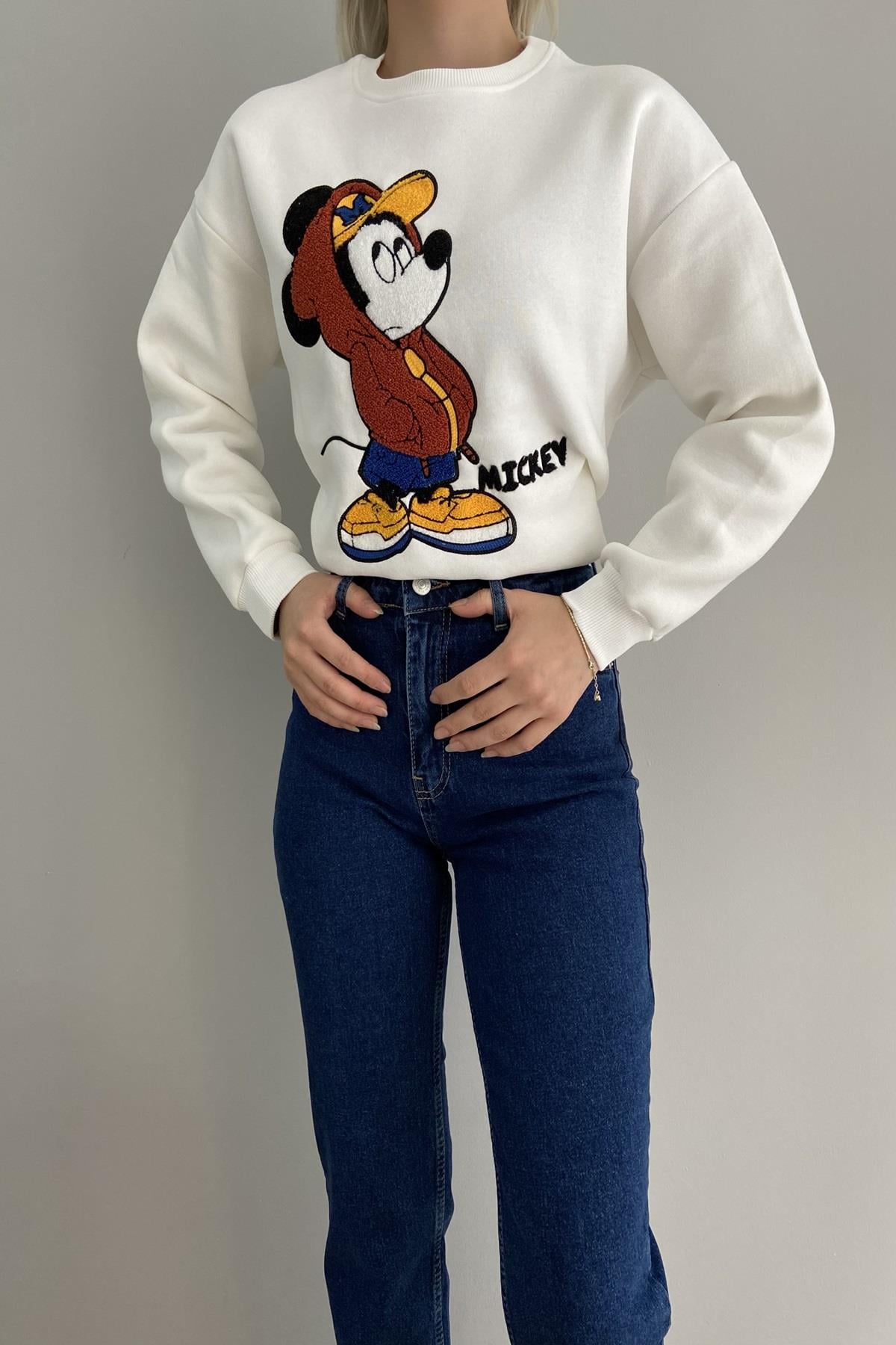 SUZİNE NAKIŞLI MICKEY SWEAT