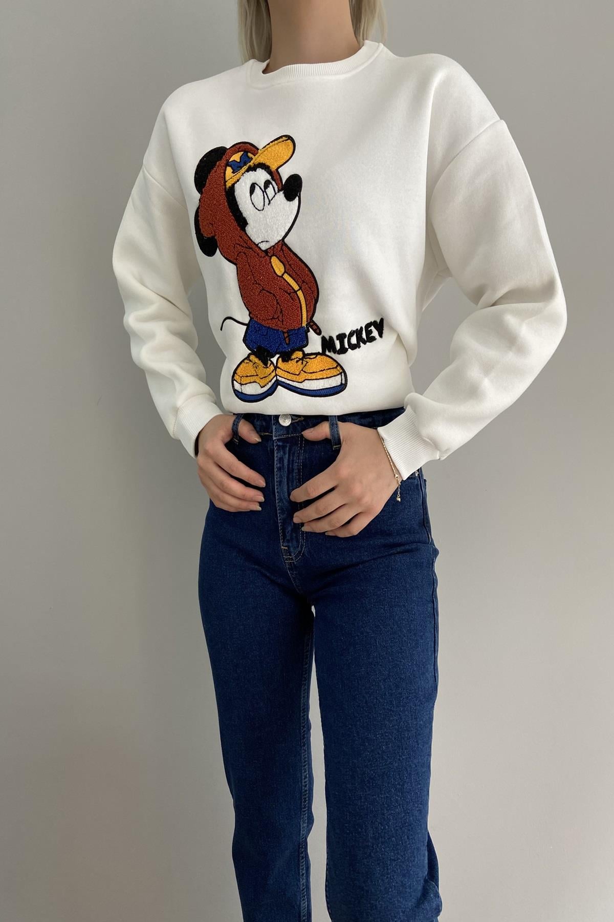 SUZİNE NAKIŞLI MICKEY SWEAT