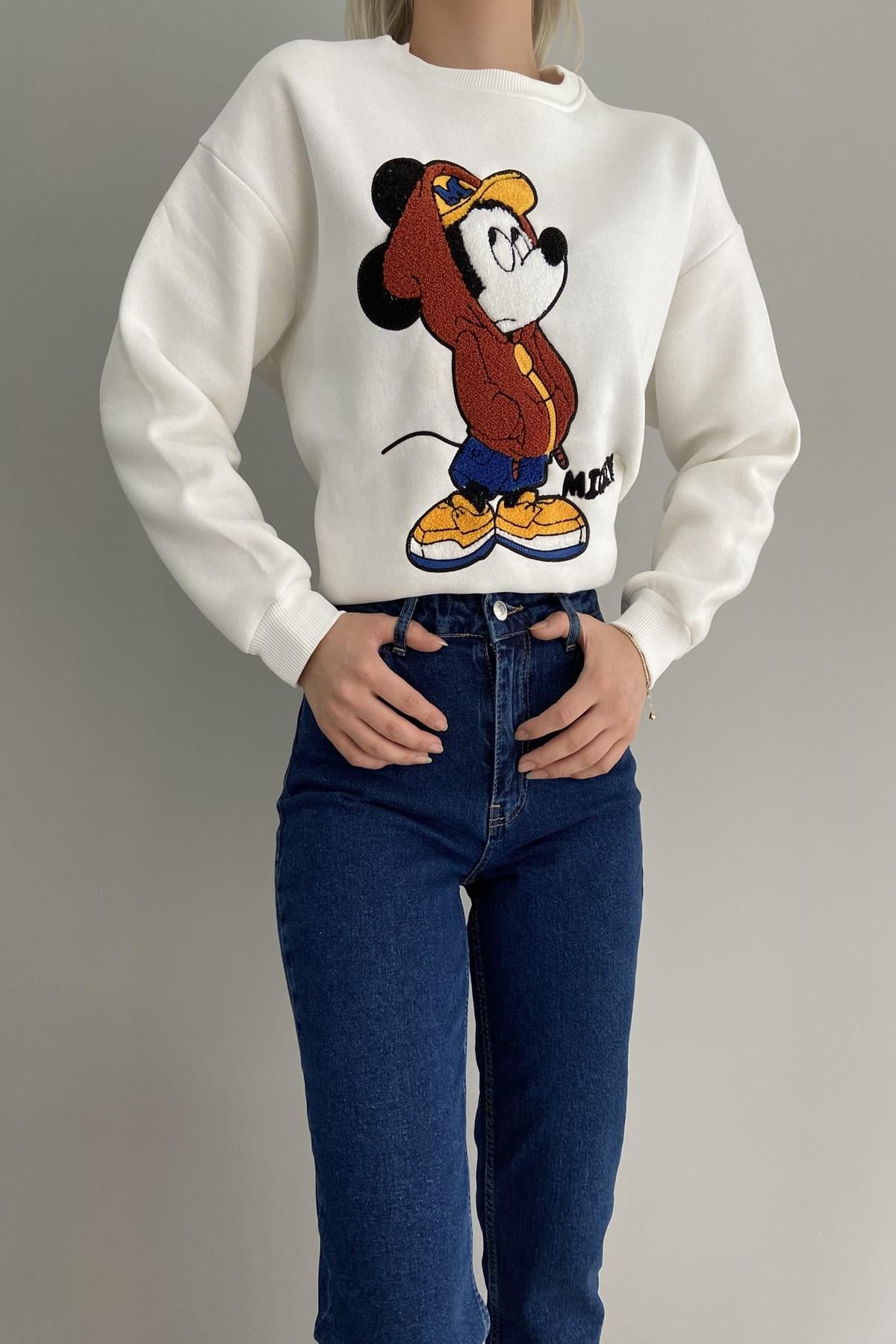 SUZİNE NAKIŞLI MICKEY SWEAT