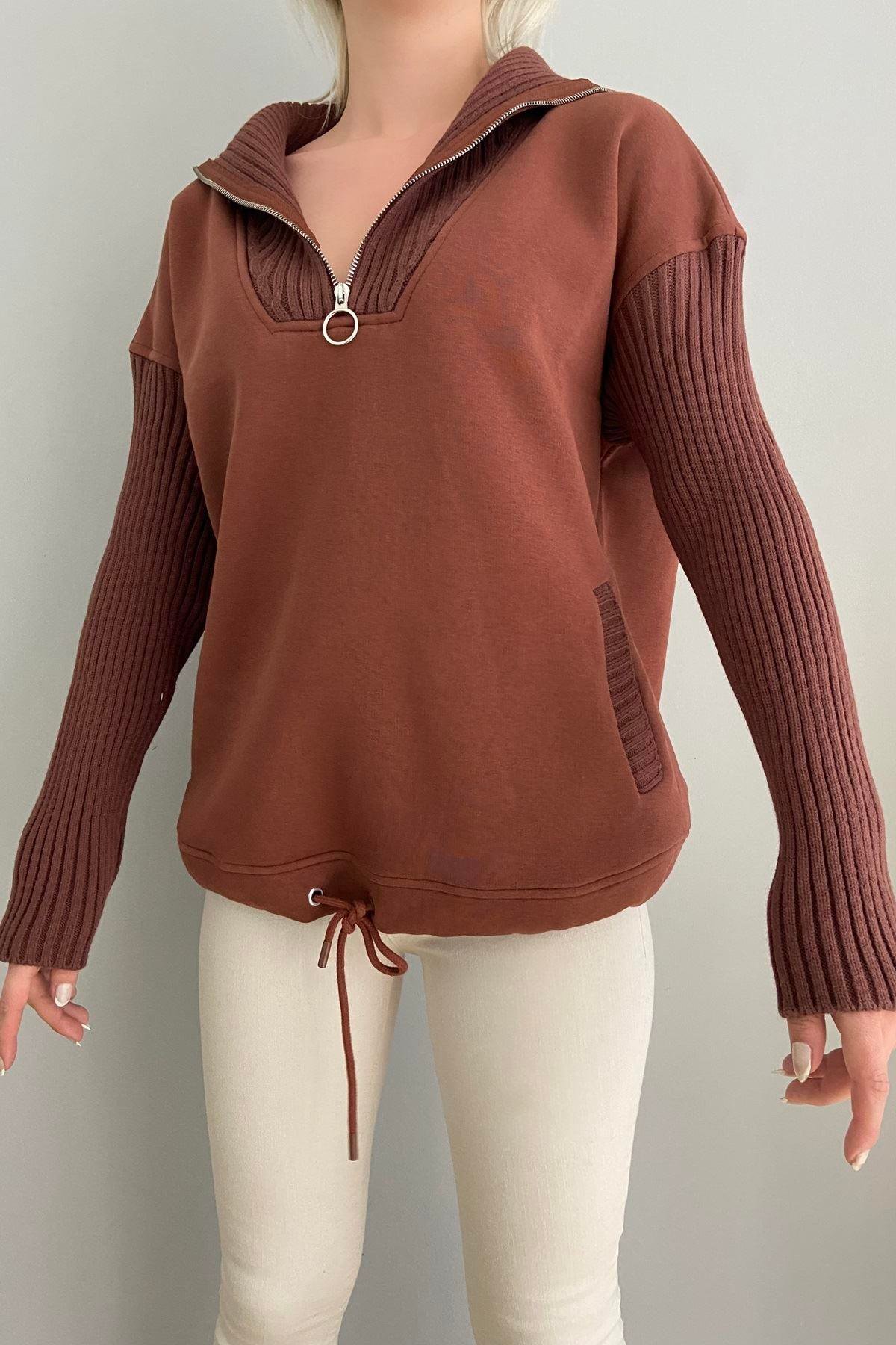 TRIKO GARNİLİ SWEAT