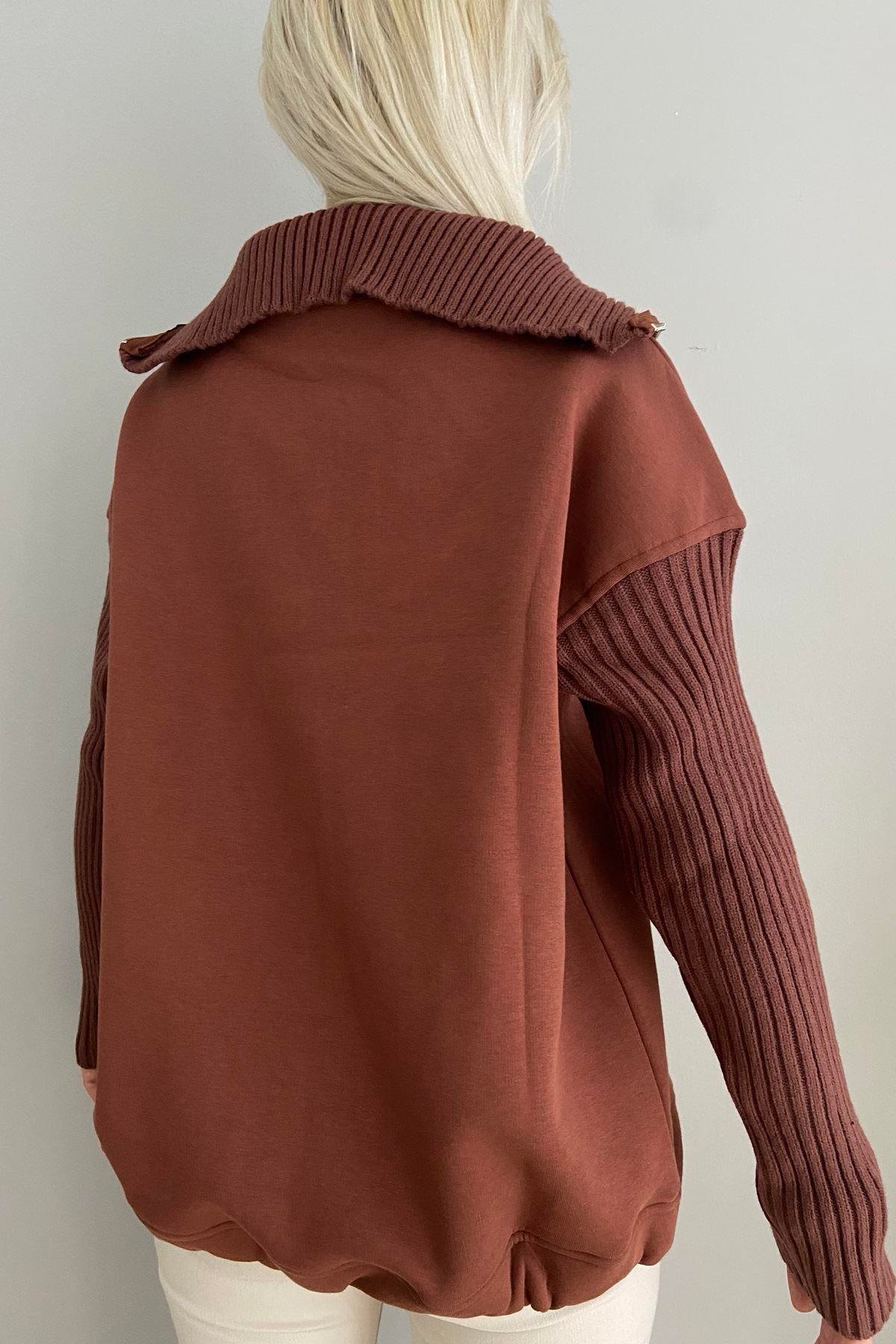 TRIKO GARNİLİ SWEAT