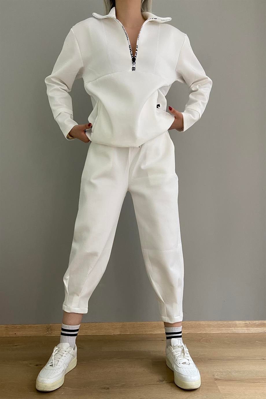 YARIM FERMUARLI SCUBA SWEAT