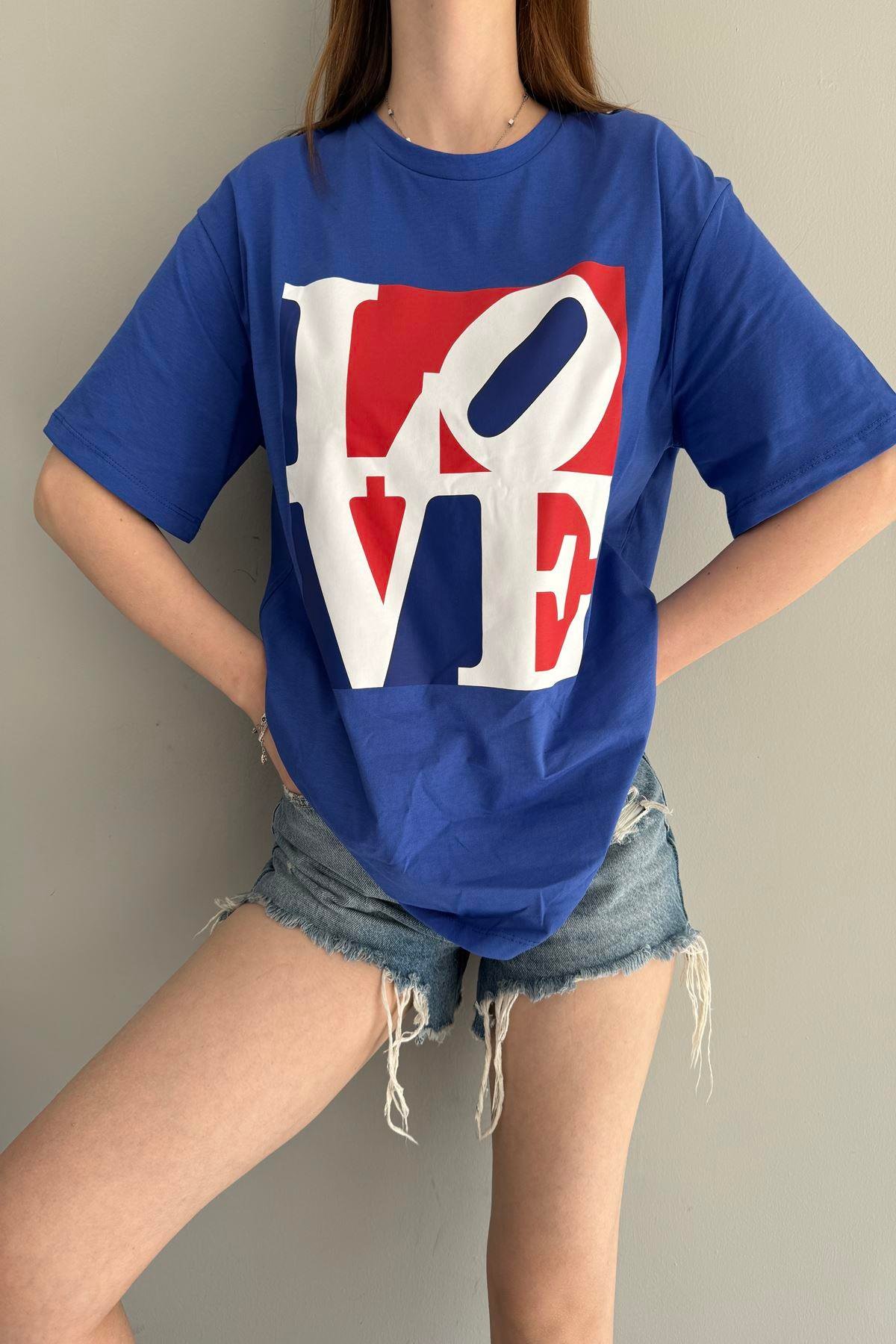 BASKI DETAY TSHIRT