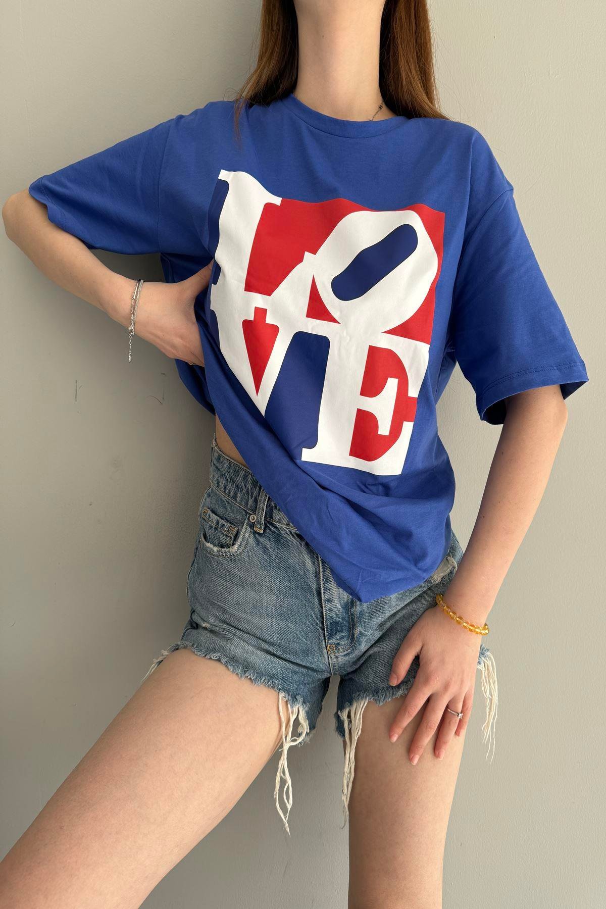 BASKI DETAY TSHIRT