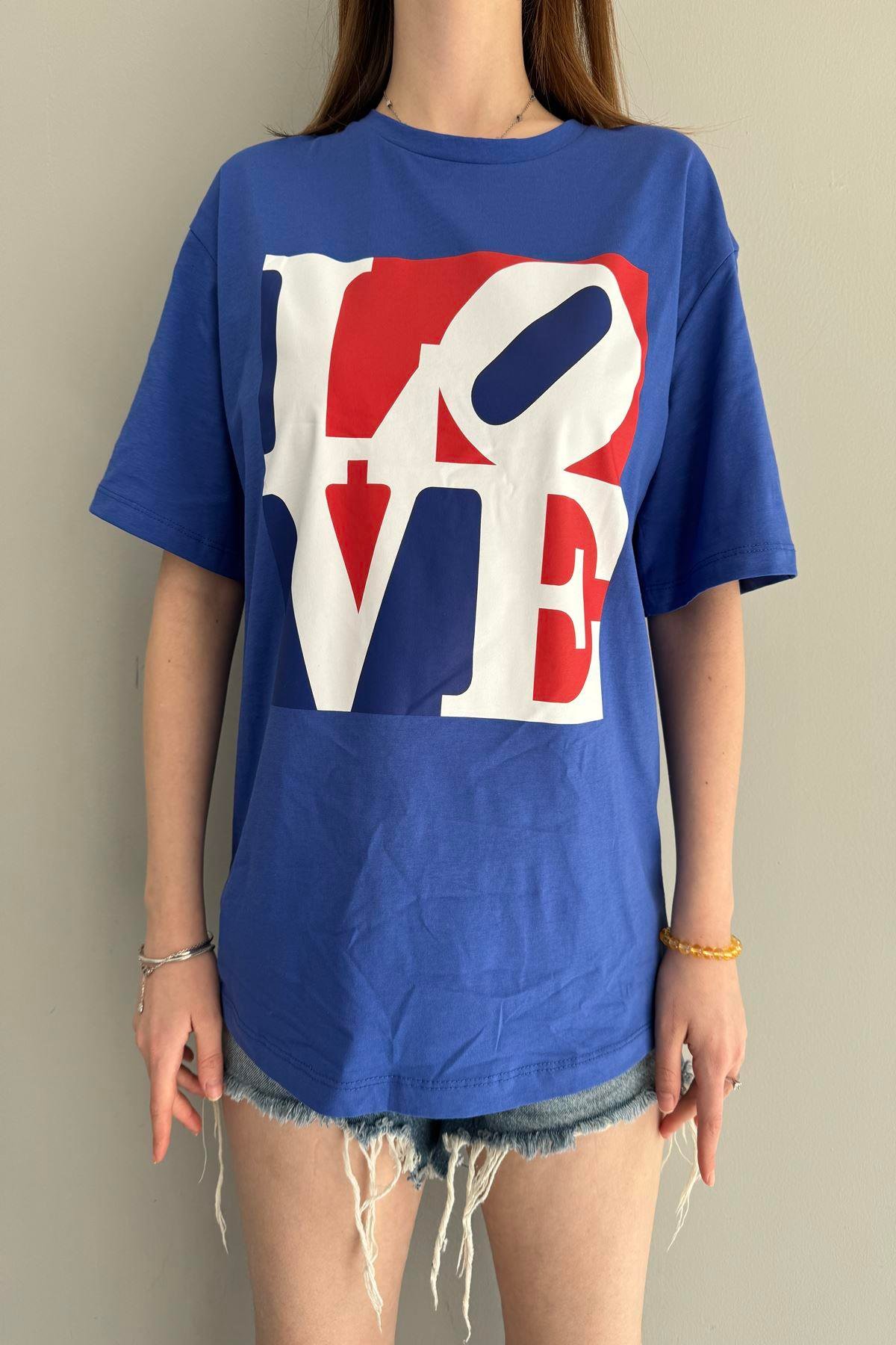 BASKI DETAY TSHIRT