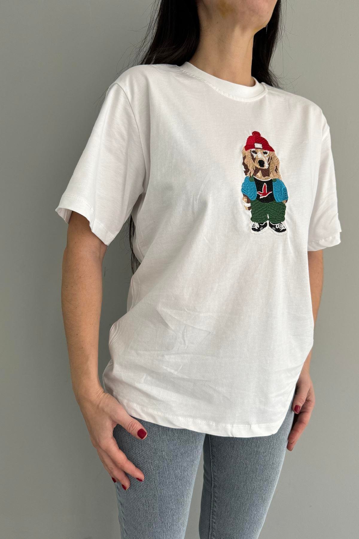 BASKI DETAYLI TSHIRT