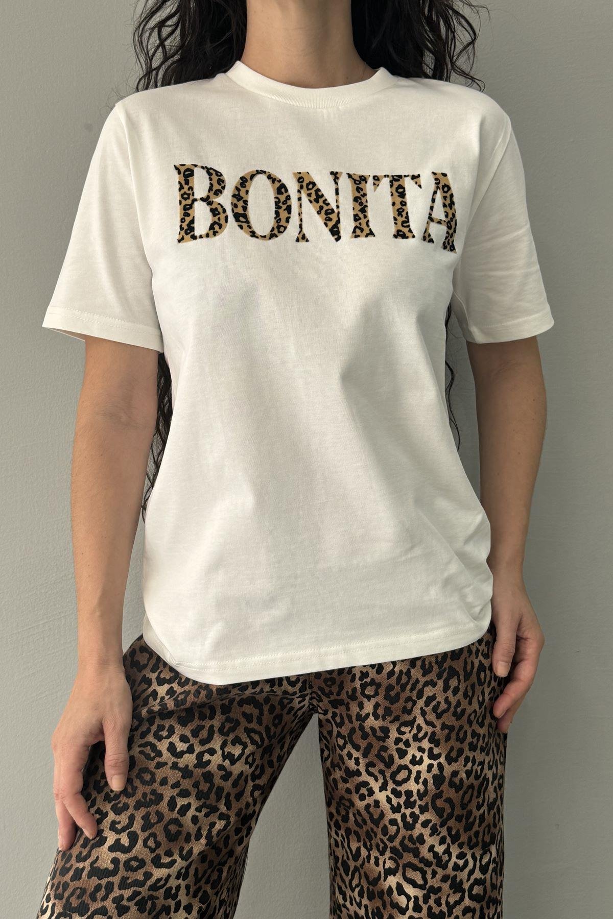 BASKI DETAYLI TSHIRT