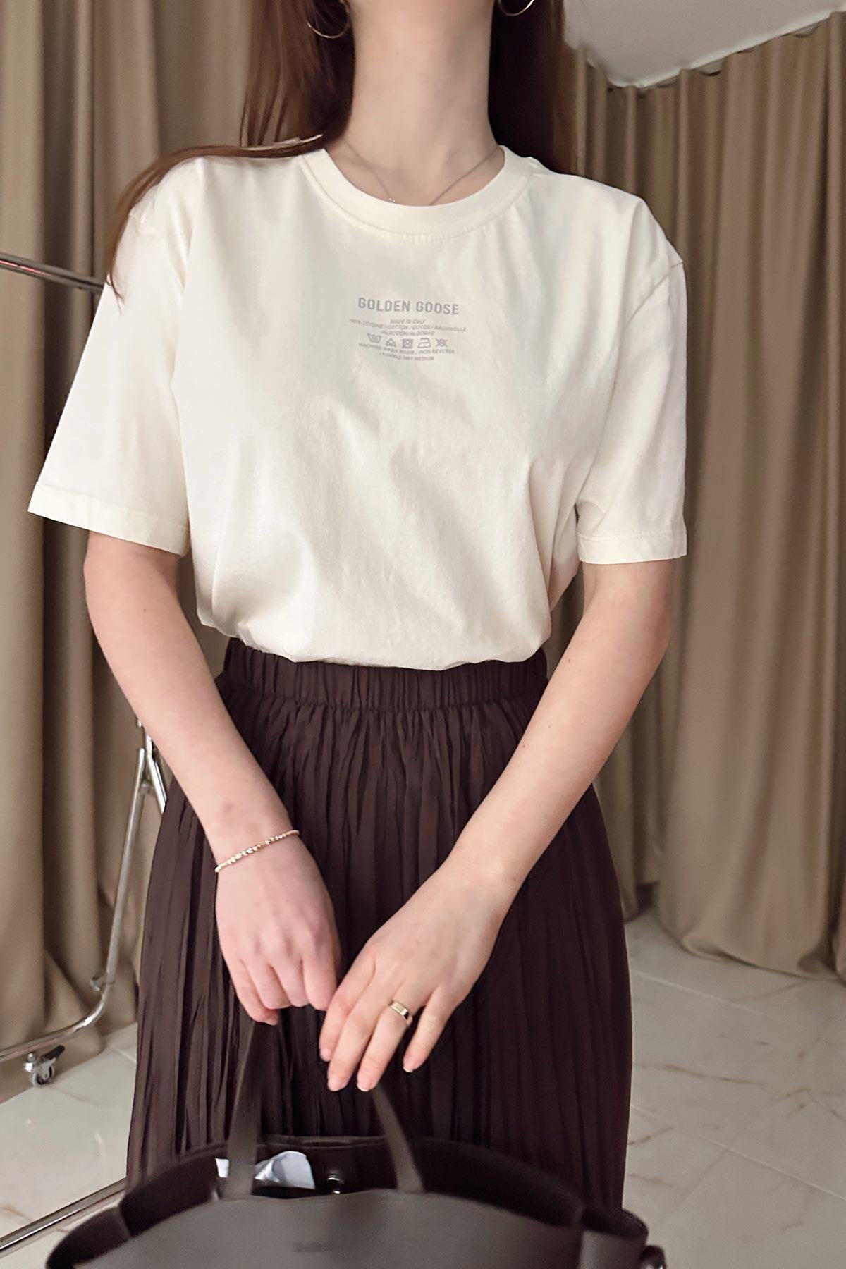 BASKI DETAYLI TSHIRT