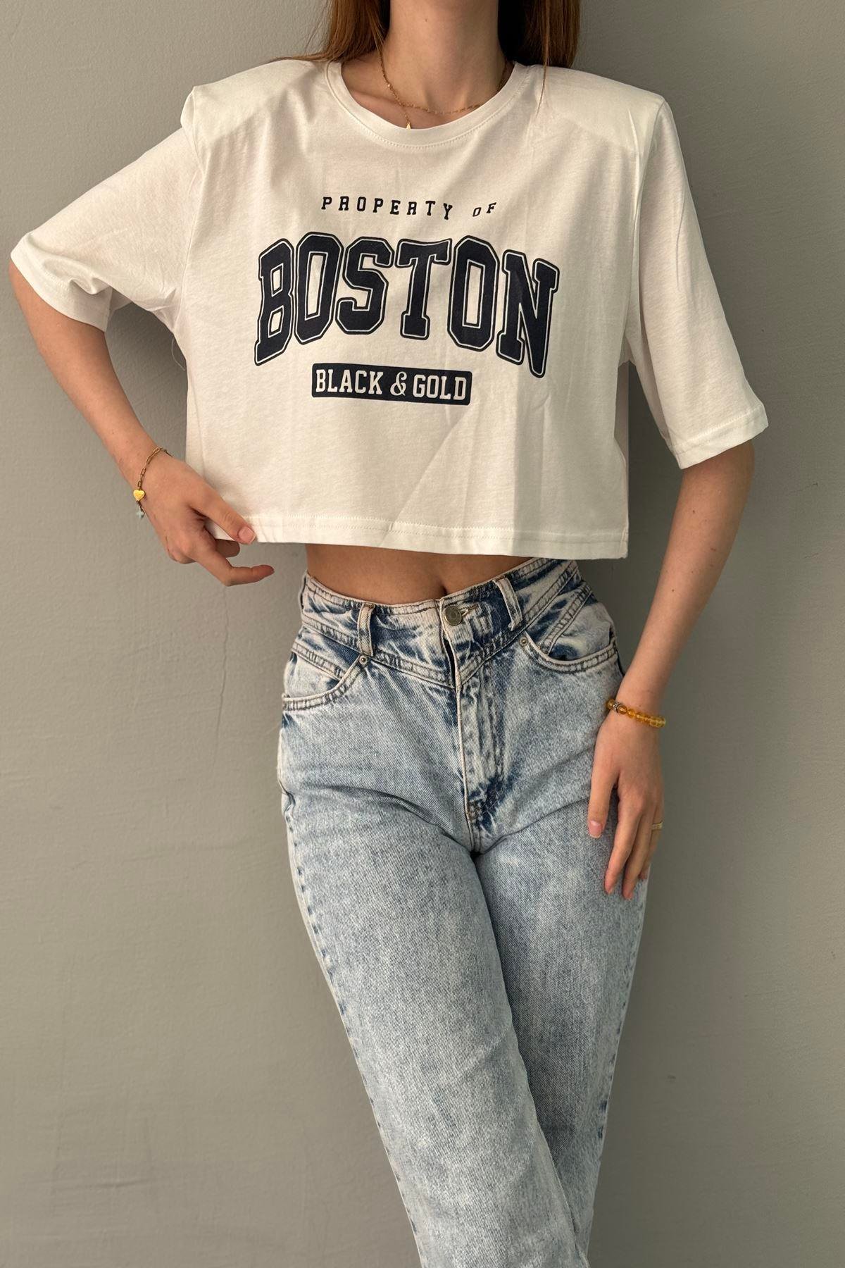 BASKI DETAYLI TSHIRT