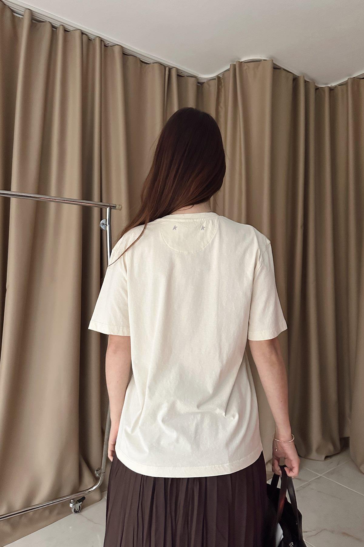 BASKI DETAYLI TSHIRT