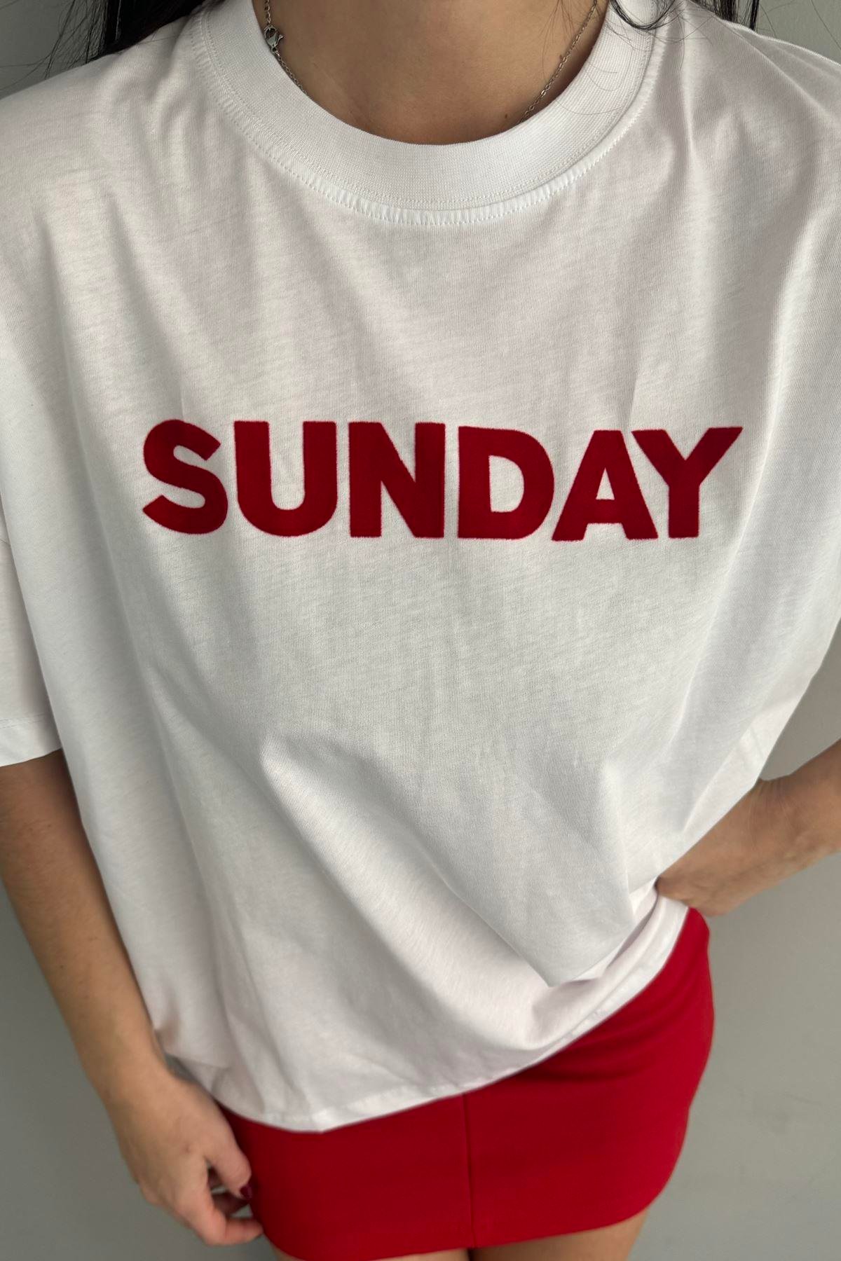 BASKI DETAYLI TSHIRT