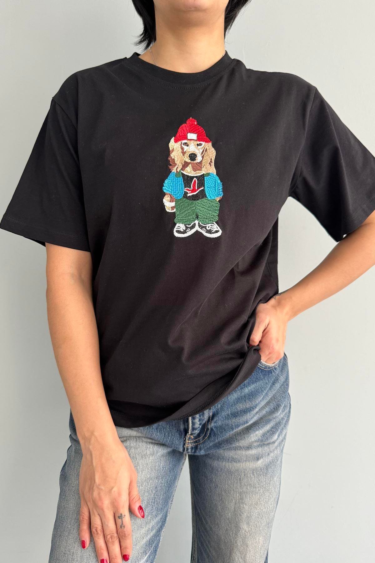 BASKI DETAYLI TSHIRT