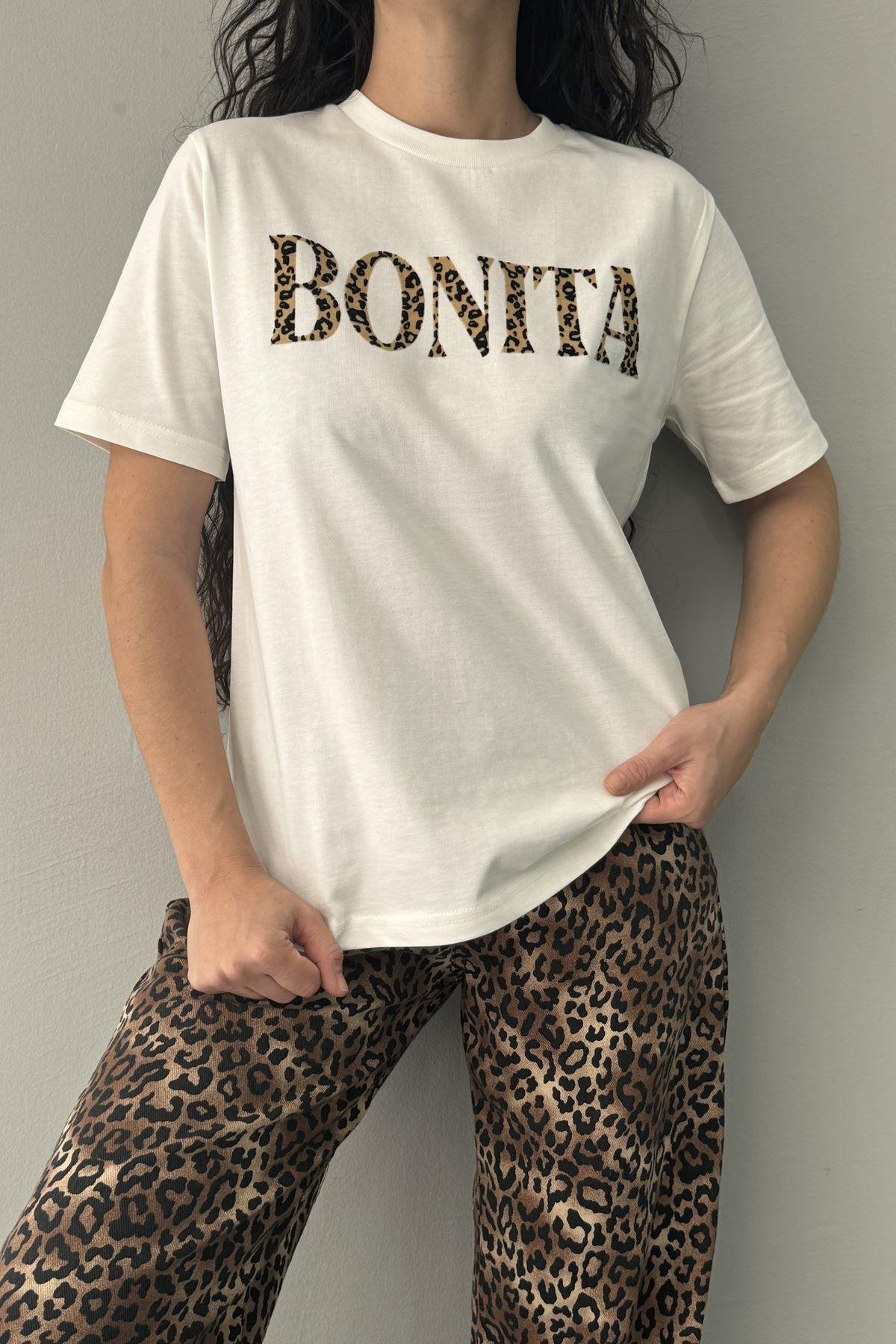 BASKI DETAYLI TSHIRT