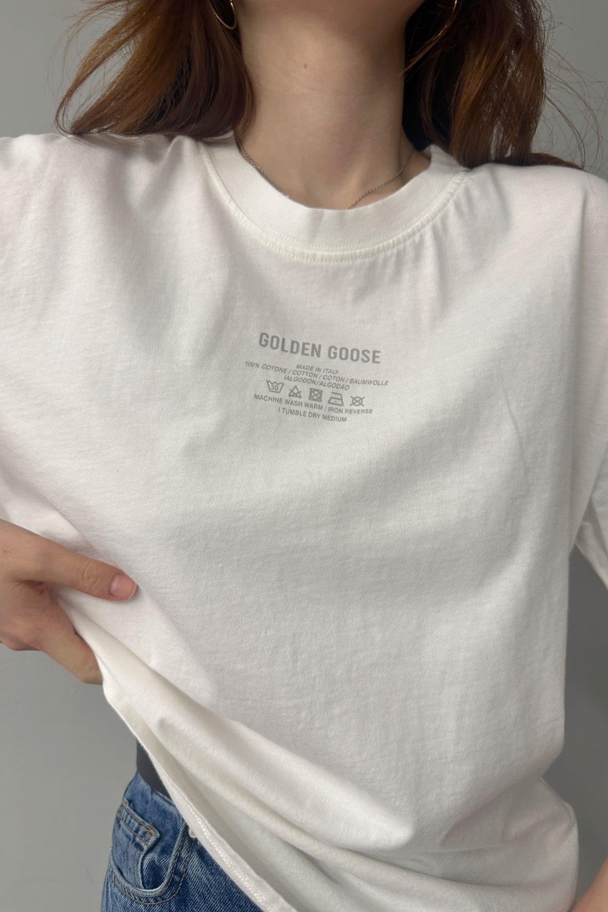 BASKI DETAYLI TSHIRT
