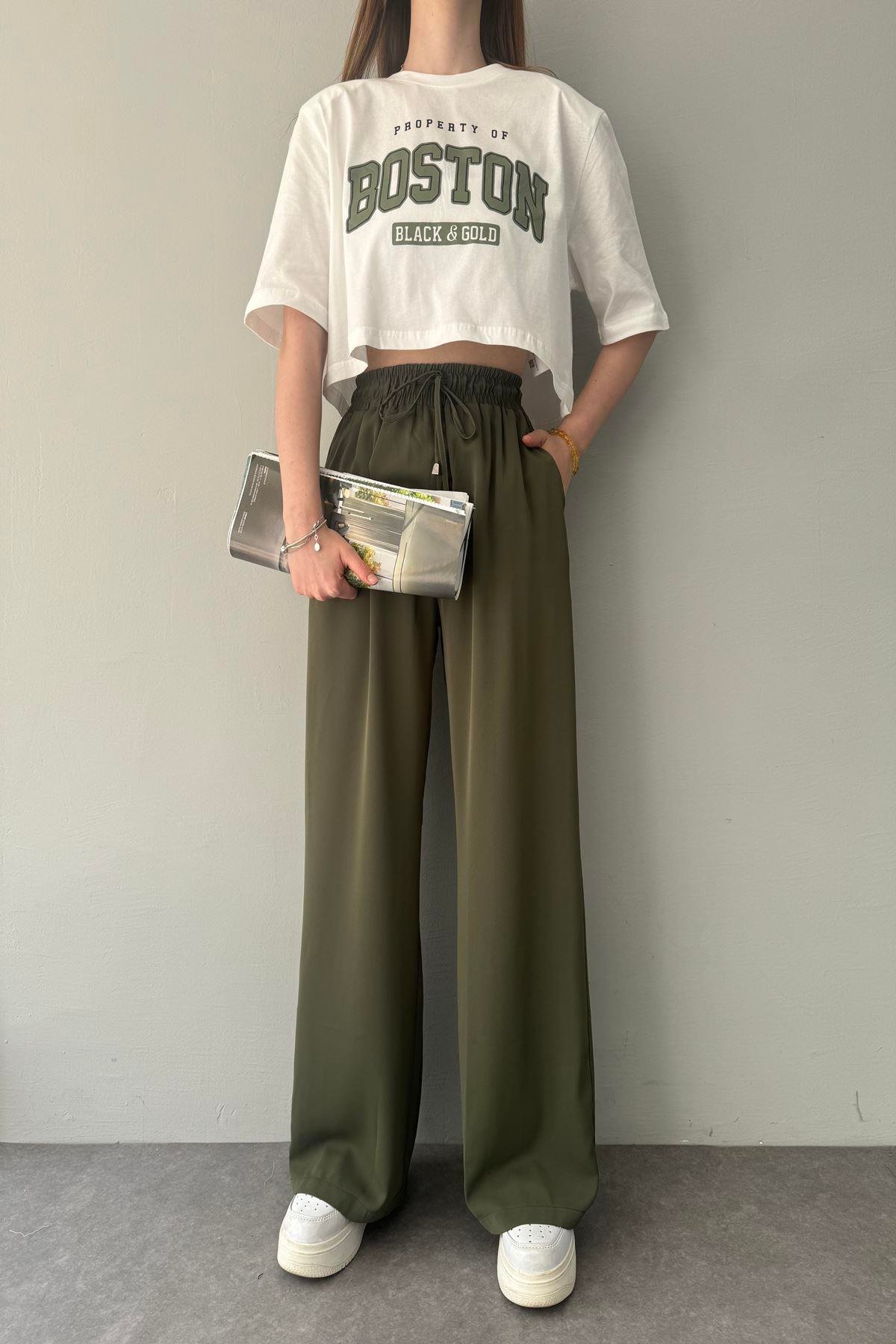 BASKI DETAYLI TSHIRT