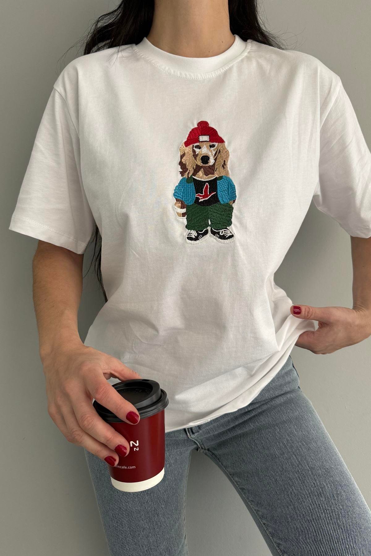 BASKI DETAYLI TSHIRT