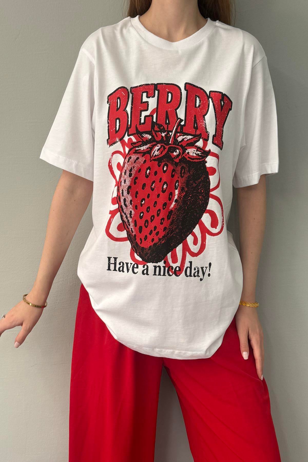 BASKILI BİSİKLET YAKA TSHIRT