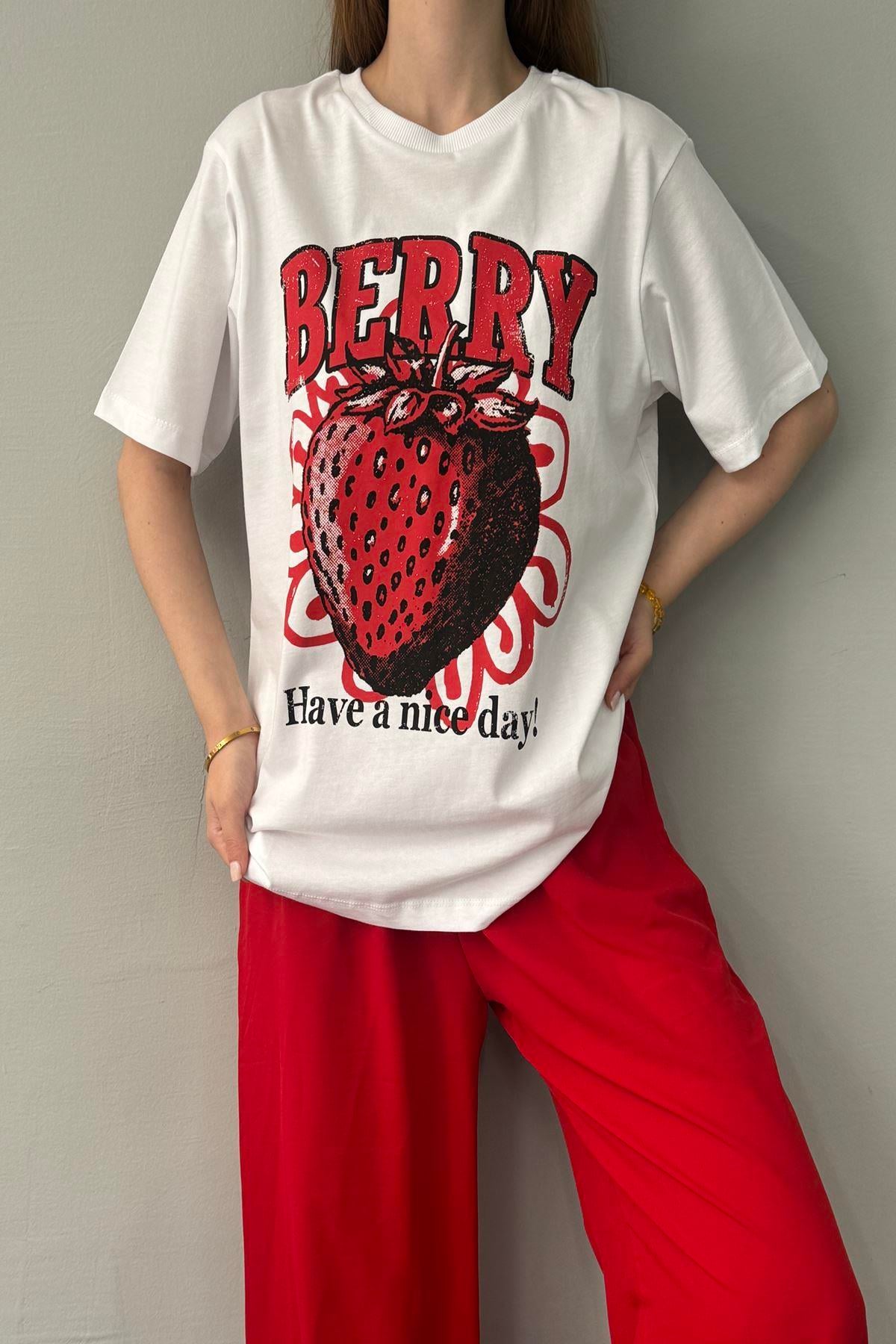 BASKILI BİSİKLET YAKA TSHIRT