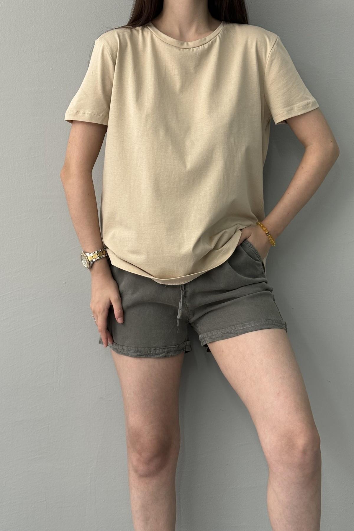 BİSİKLET YAKA BASIC TSHIRT