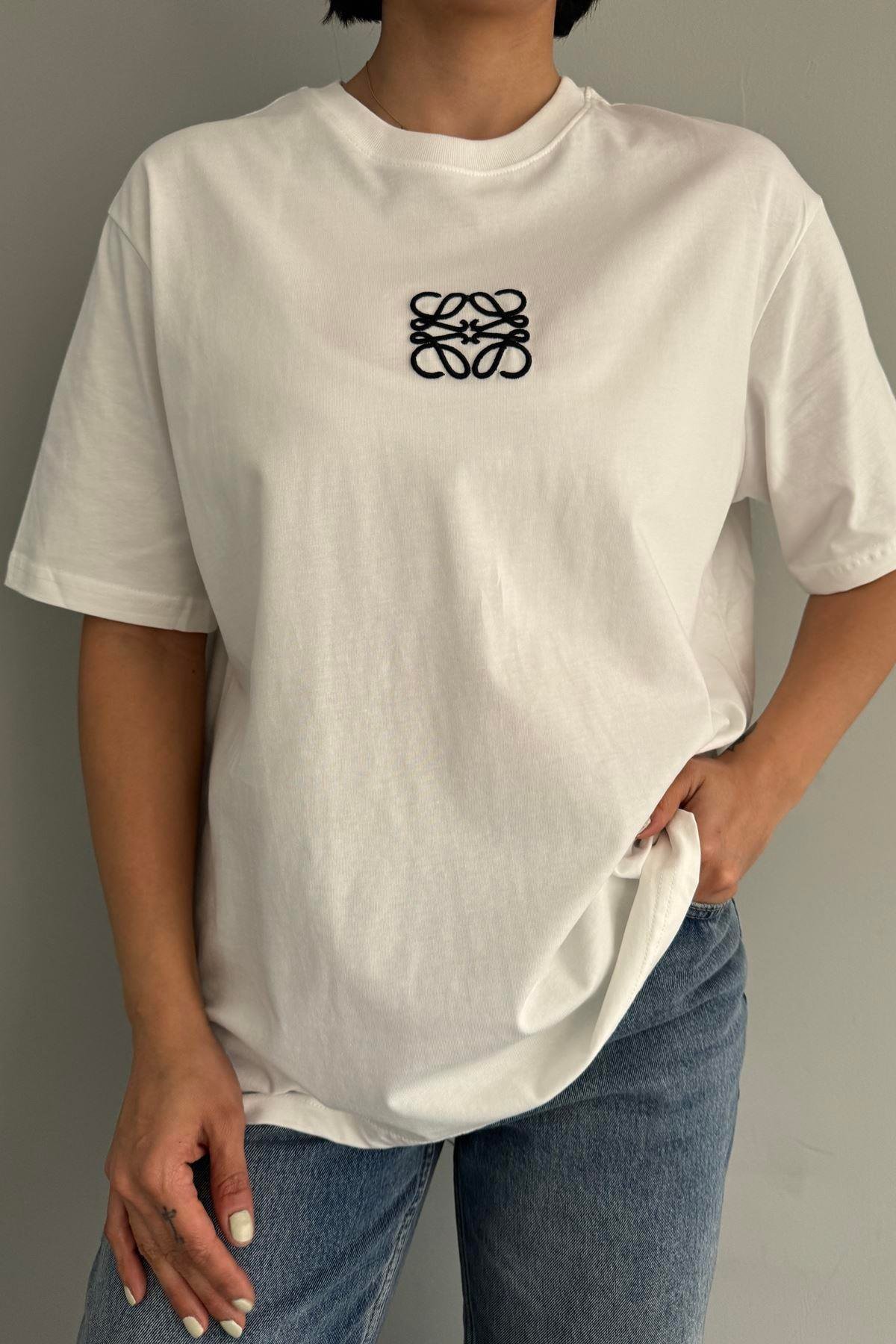 BİSİKLET YAKA BASKILI TSHIRT