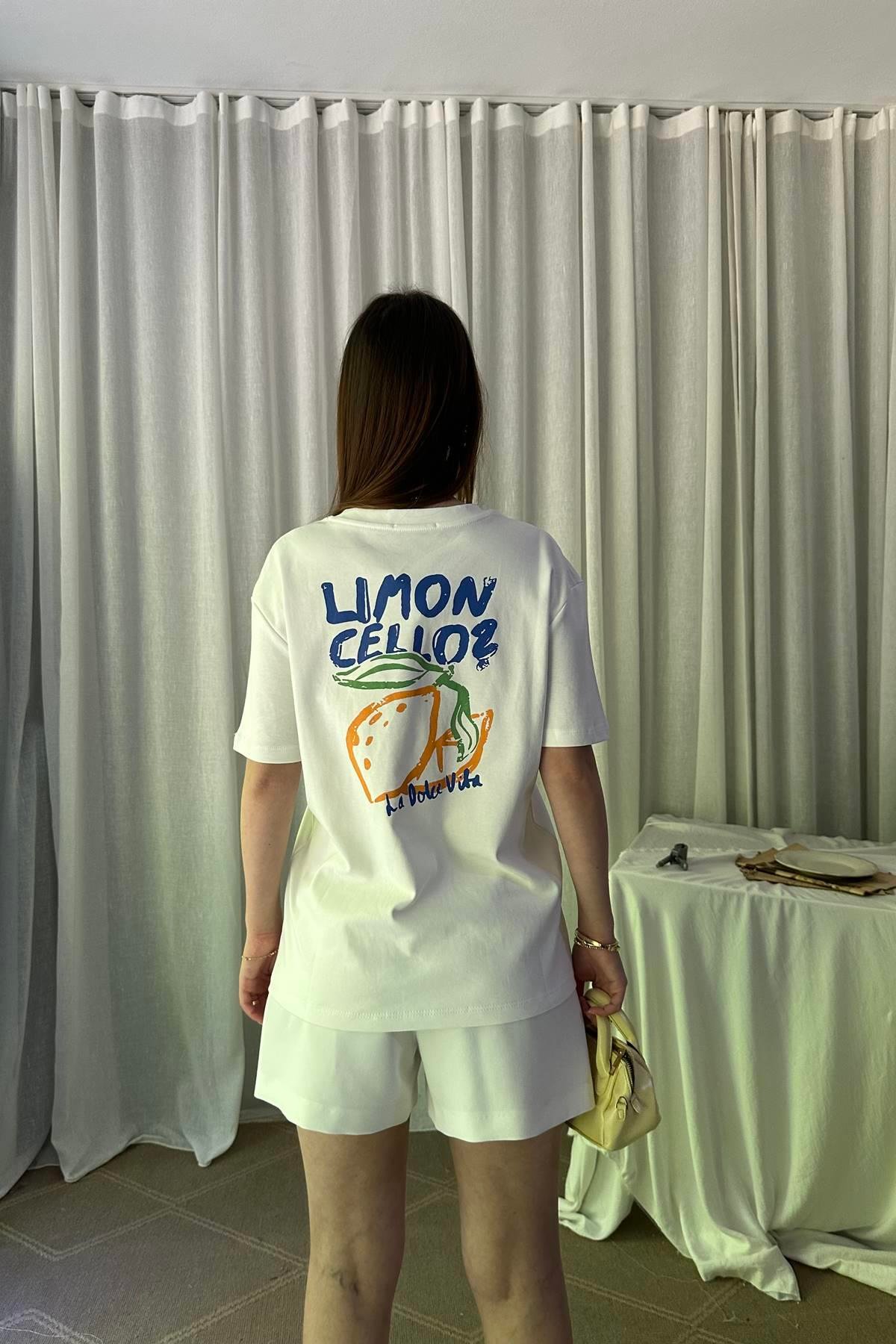 BİSİKLET YAKA BASKILI TSHIRT